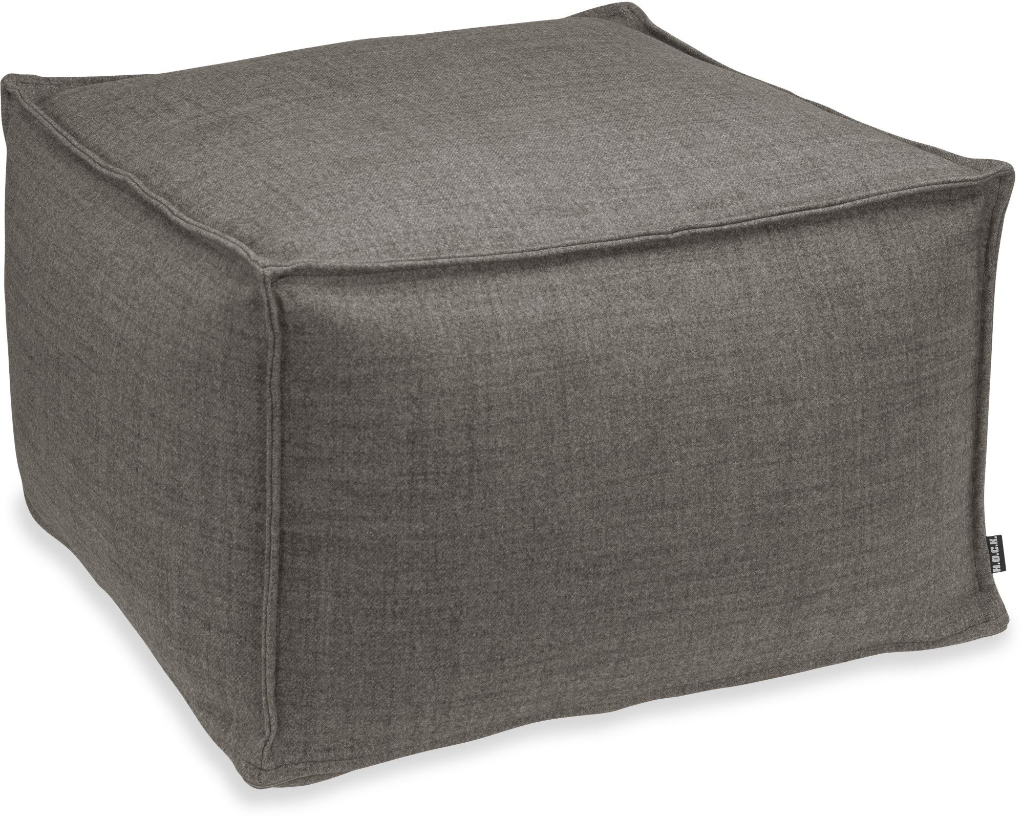 H.O.C.K. Sitzhocker H.O.C.K. Livigno Bean Cube Pouf 55x55x35cm, Hocker, Barhocker & Sitzhocker, Pouf, Badhocker, Wohnzimmer Hocker