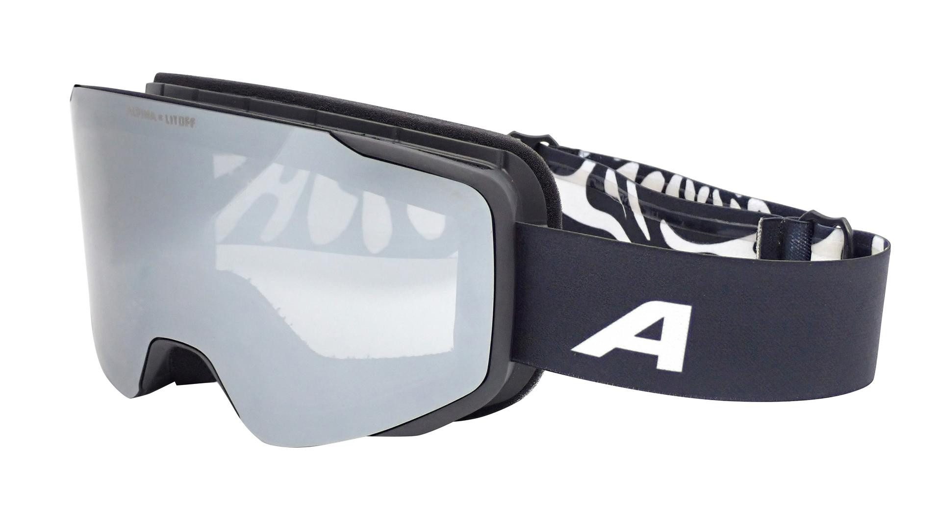 Alpina Sports Skibrille TAOS Q-LITE LITOFF BLACK WHITE