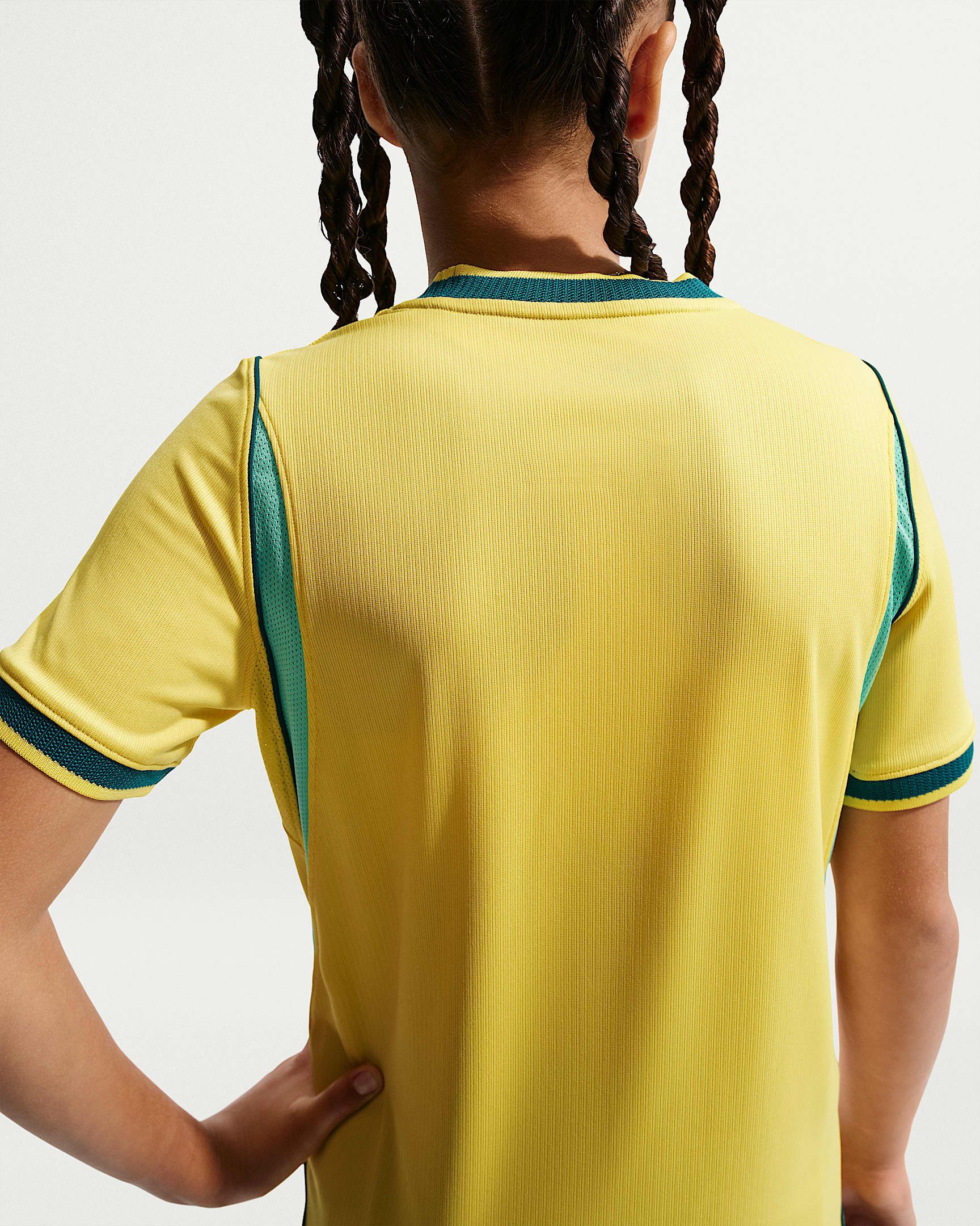 Nike Fußballtrikot Brasilien 2026 Heimtrikot – Stadion‑Replika für Kinder mit Dri-FIT Technologie, leichtes Material