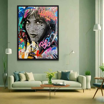 DOTCOMCANVAS® Leinwandbild BIRKIN VIBES LONG, Leinwandbild BIRKIN VIBES LONG Pop Art hochkant Portrait