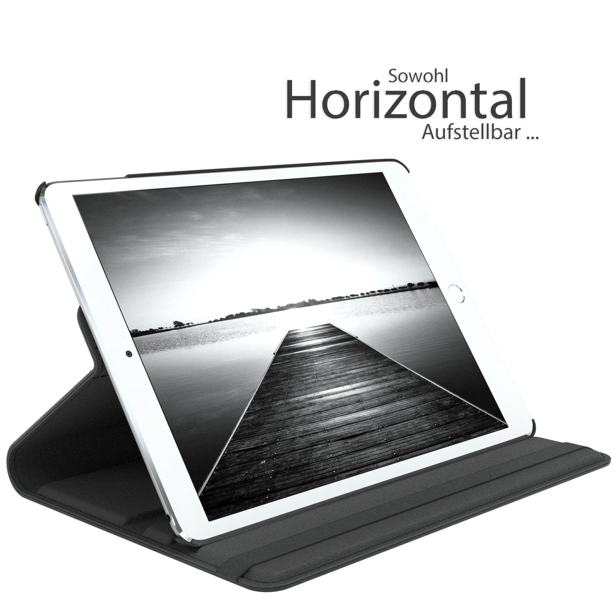 EAZY CASE Tablet-Hülle Rotation Case für Apple iPad Air 2 9,7 Zoll, Hülle 360° drehbar mit Standfunktion Etui Anti-Kratz Tasche Schwarz – Bild 3 von 5