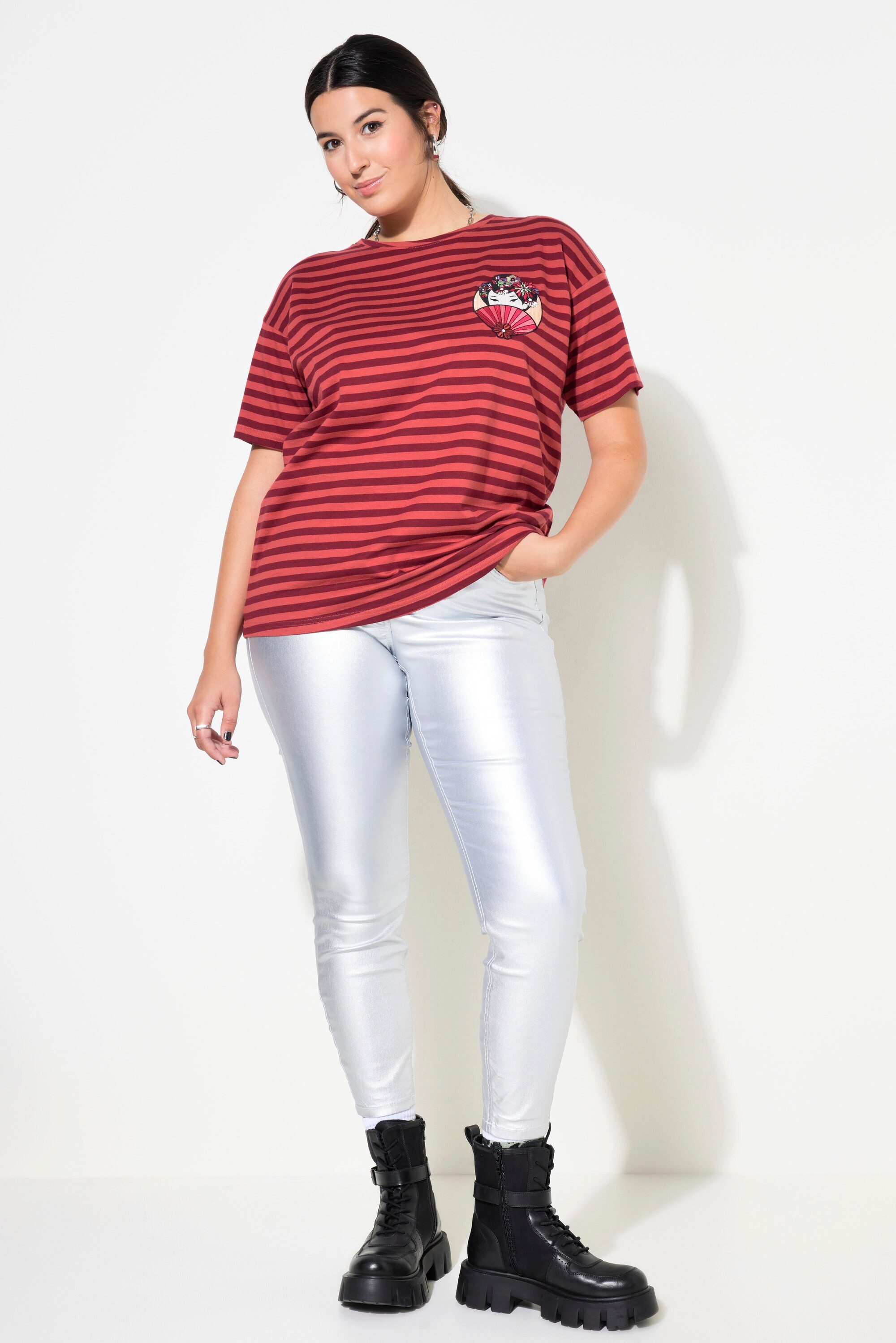 Studio Untold Funktionshose Skinny Coating 5-Pocket günstig online kaufen