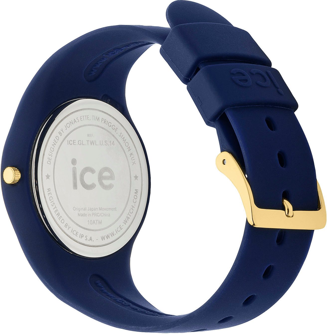 ice-watch Quarzuhr ICE glam forest - S37 - 3H 024524, Armbanduhr, Damenuhr, Silikonarmband, analog
