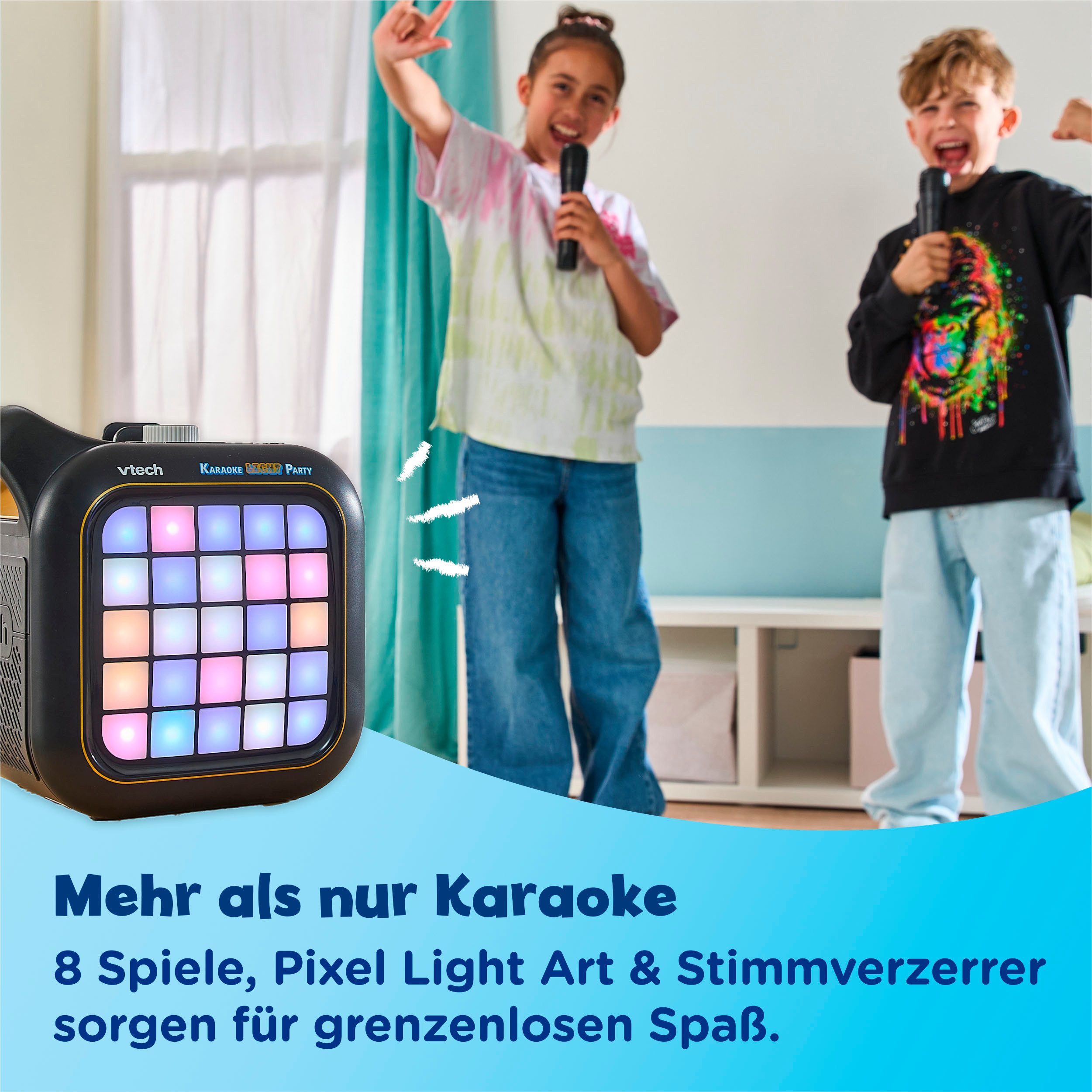 Vtech® Spielzeug-Musikinstrument Karaoke Light Party – Bild 4 von 5