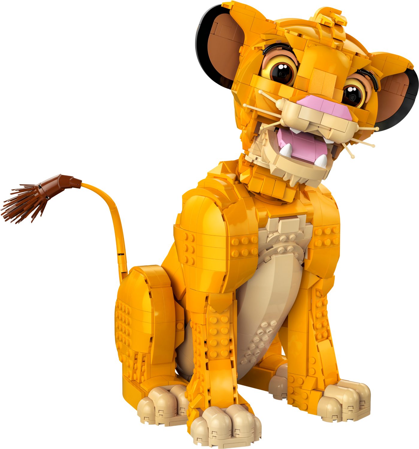 LEGO® Disney 43247 Simba, der junge König der Löwen Spielbausteine, (Set, 1445 St., Set)