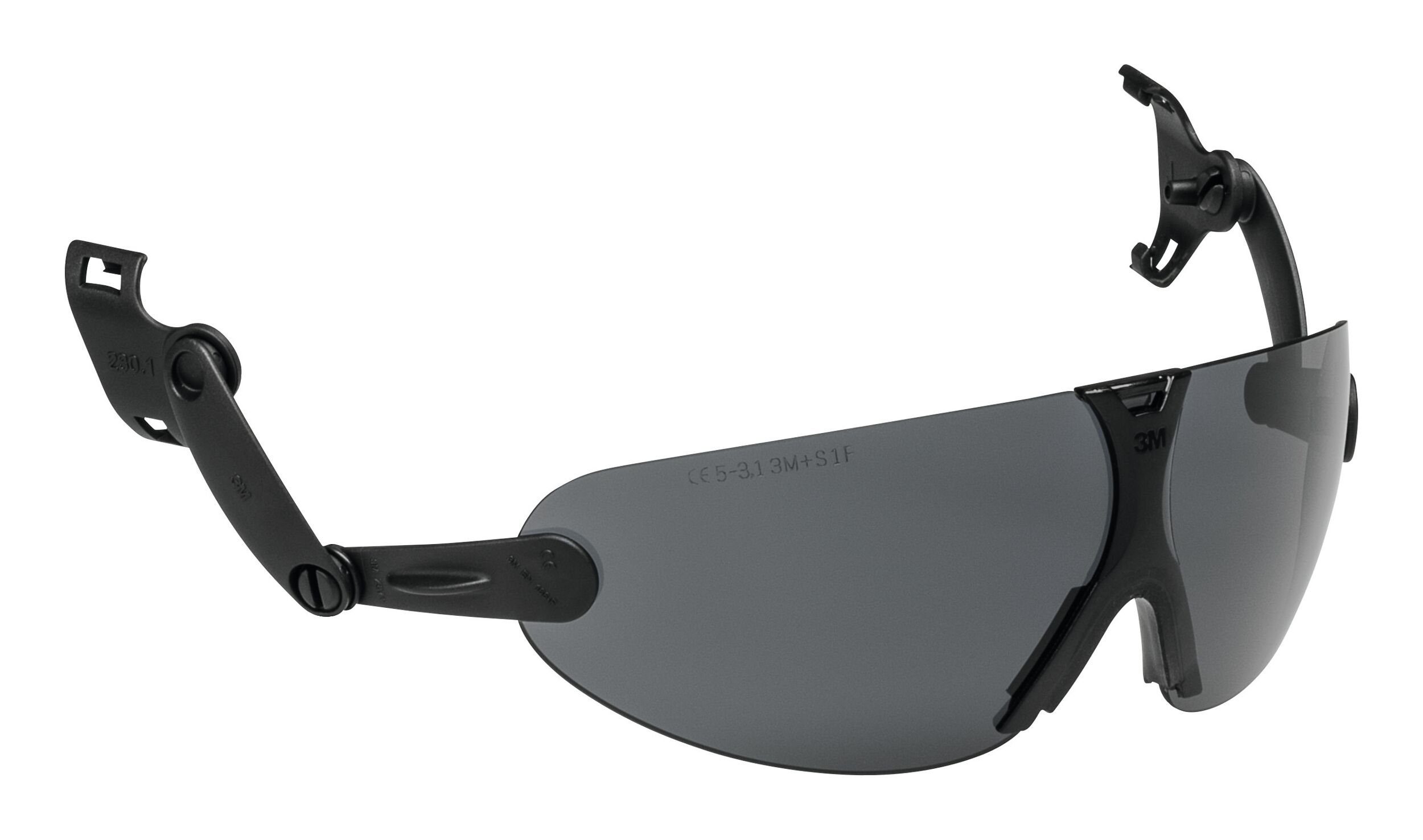 3M Schutzhelm, Integrierte Schutzbrille V9G für Peltor, grau