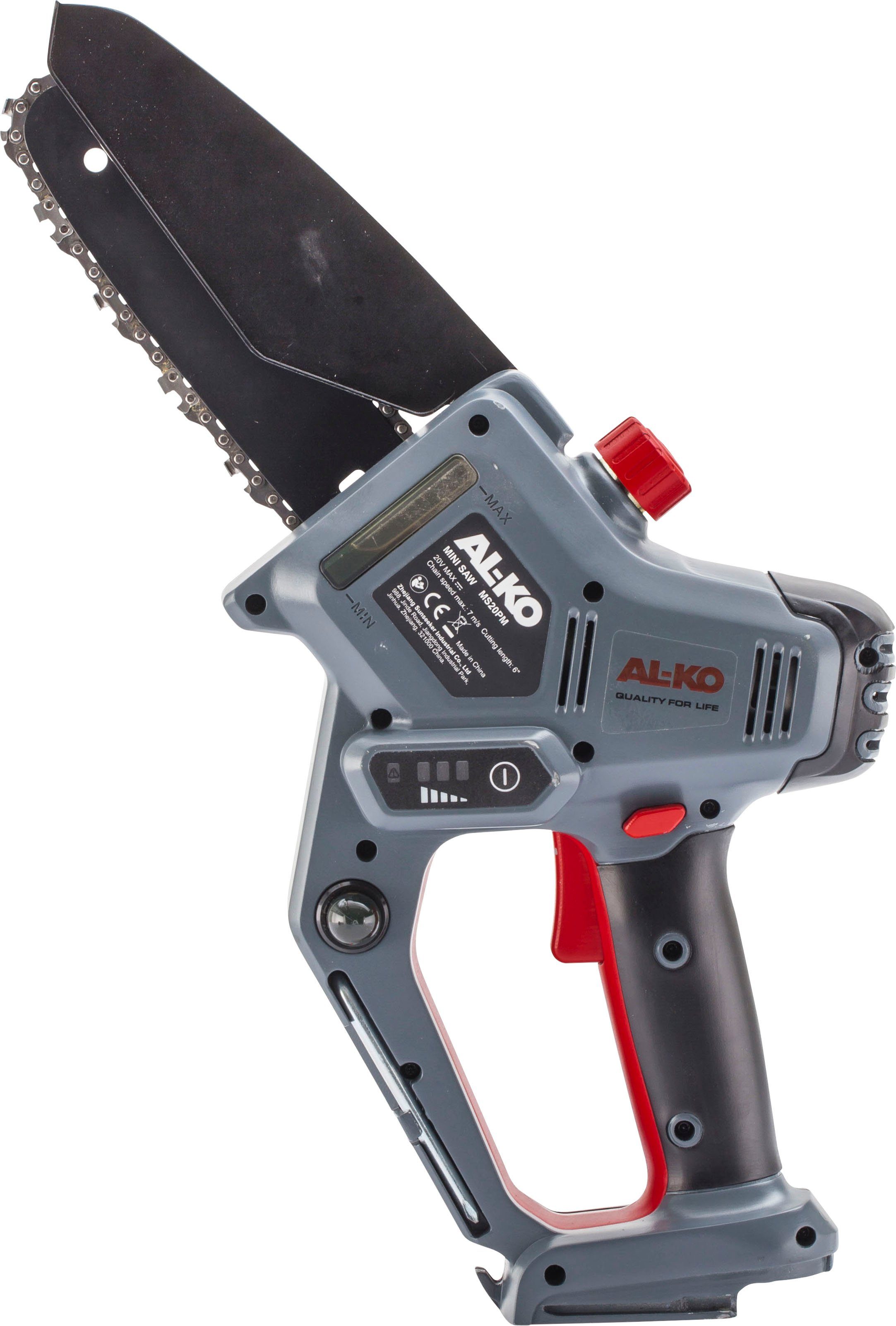 AL-KO Akku-Kettensäge CSM 1815, 15 cm Schwertlänge, ohne Akku und Ladegerät