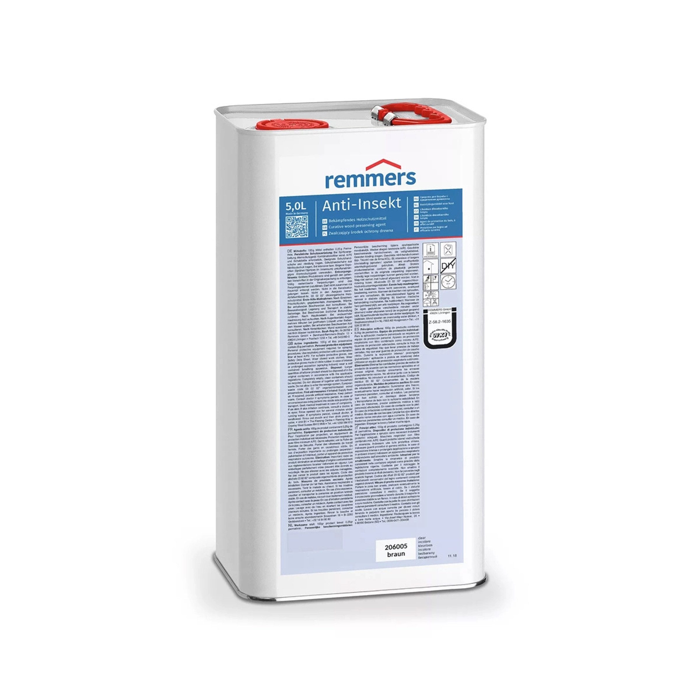 Remmers Holzlack Remmers Anti-Insekt, Bekämpfendes Insekten 5 L alle Farben