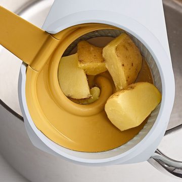 Betty Bossi Kartoffelreibe Kartoffelpüree Blitz, Kunststoff, (1-St), mit Rezeptheft