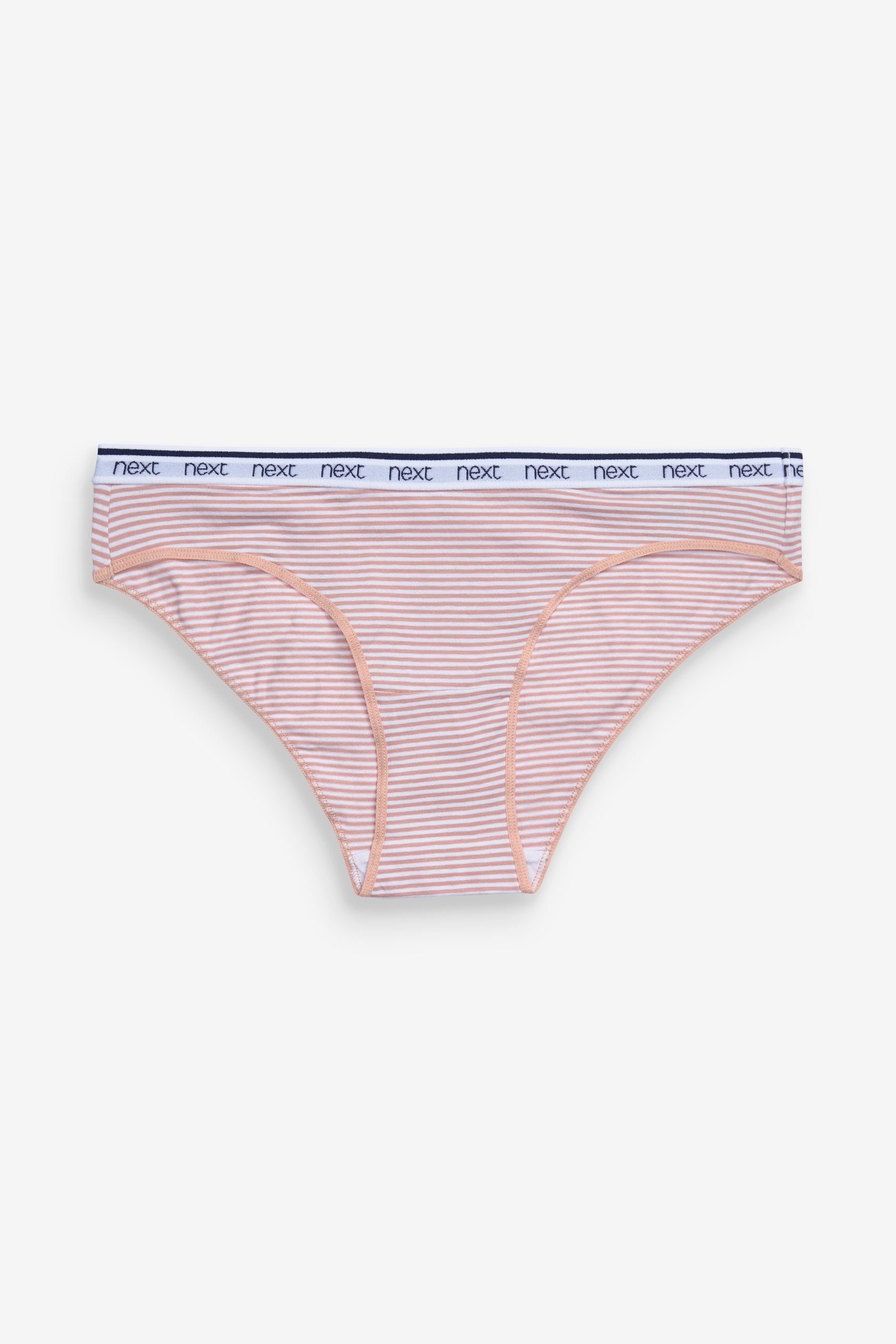 Next Bikinislip Bikinislip mit Logo und Baumwolle, 4er-Pack (4-St)