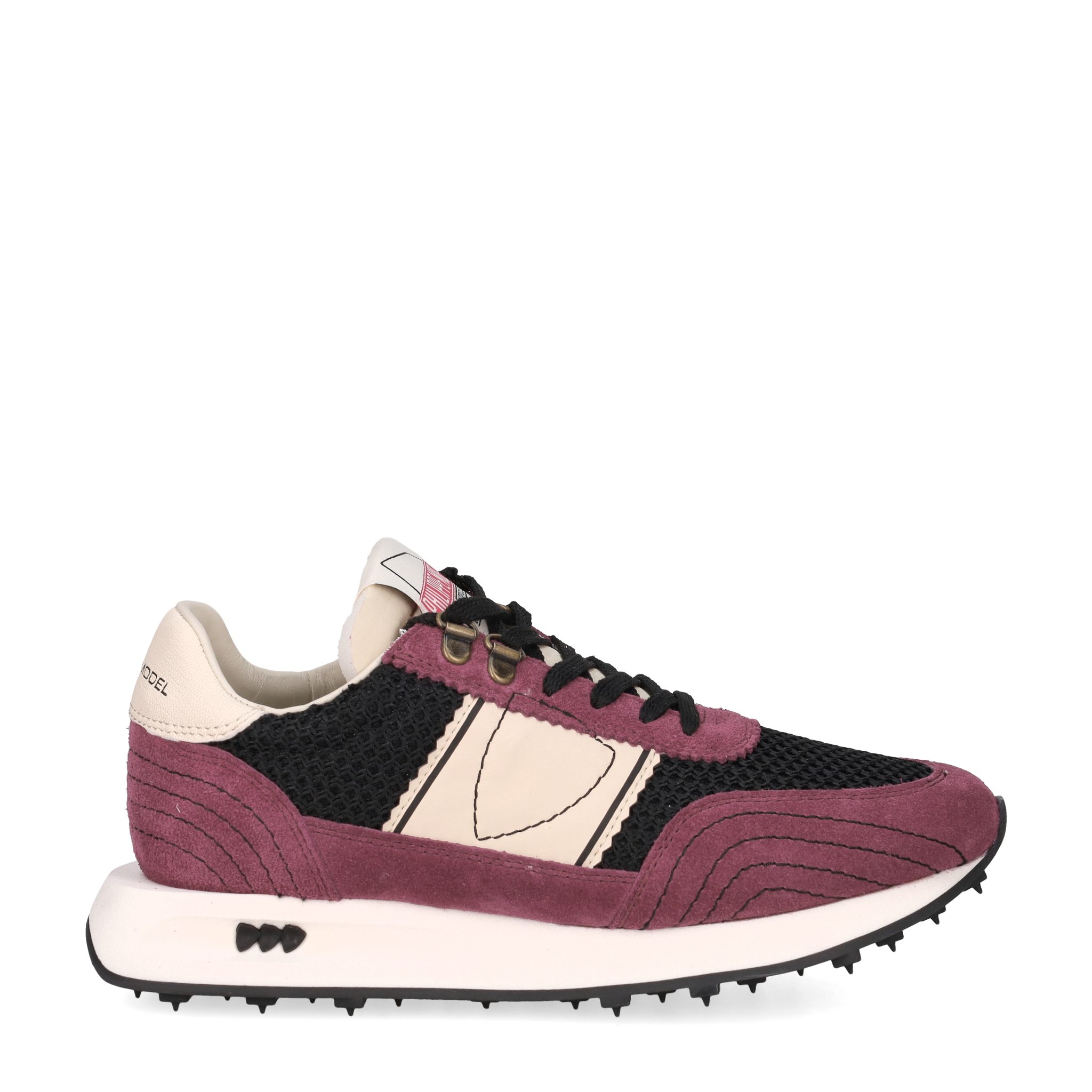 PHILIPPE MODEL Philippe Model TOUR LOW, Sneaker, Rot, kombiniert, Damen Sneaker