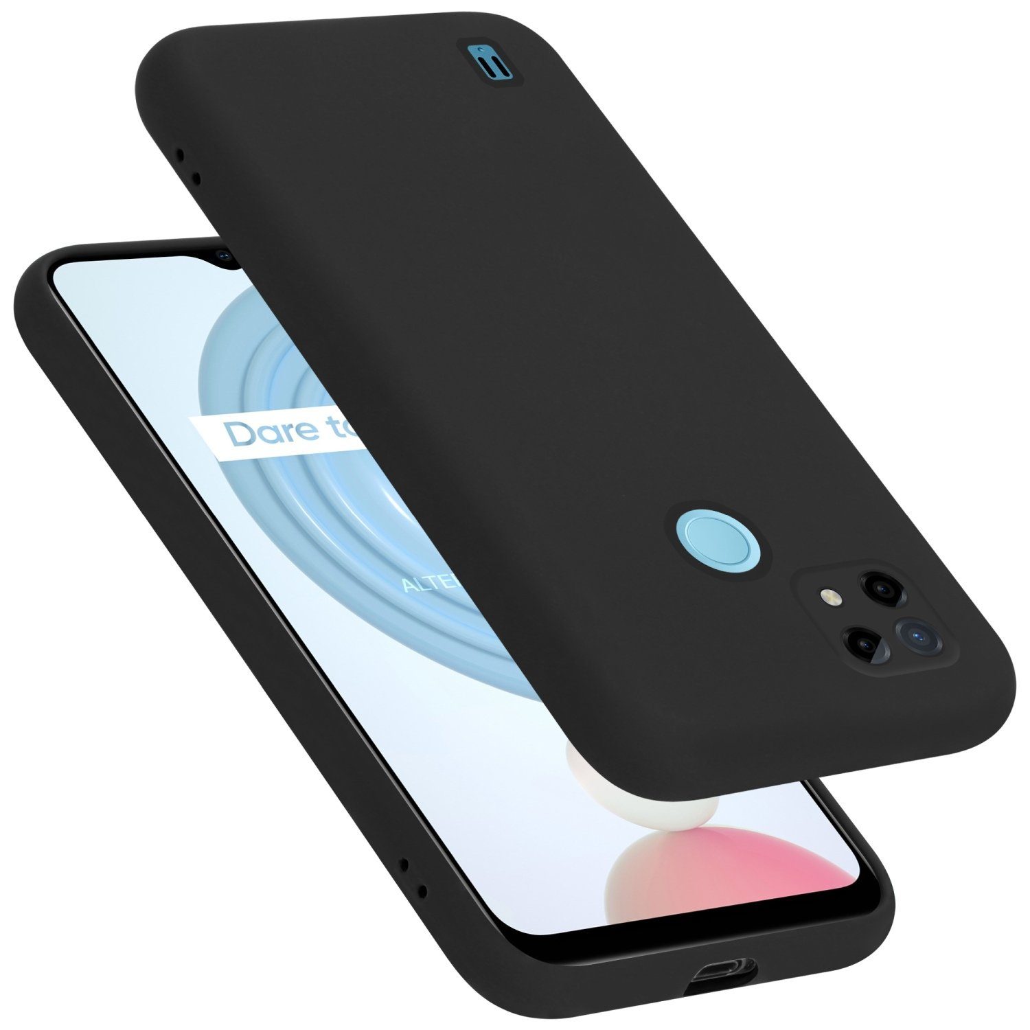 Cadorabo Handyhülle für Realme C21 Hülle Realme C21, Flexible Hülle TPU Silikon Schutzhülle Back Cover Case
