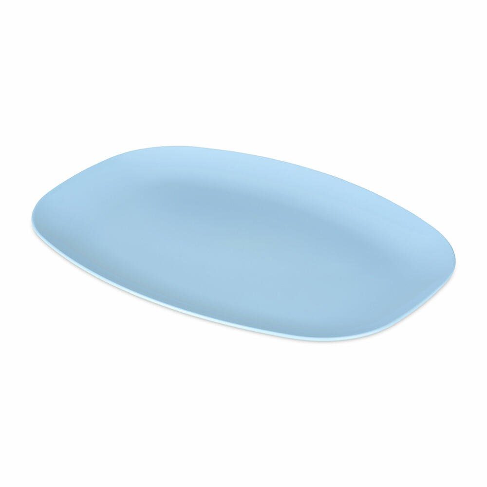 KOZIOL Tablett Nora Tray, Sweet Blue, 30 x 22 cm, Thermoplastischer Kunststoff