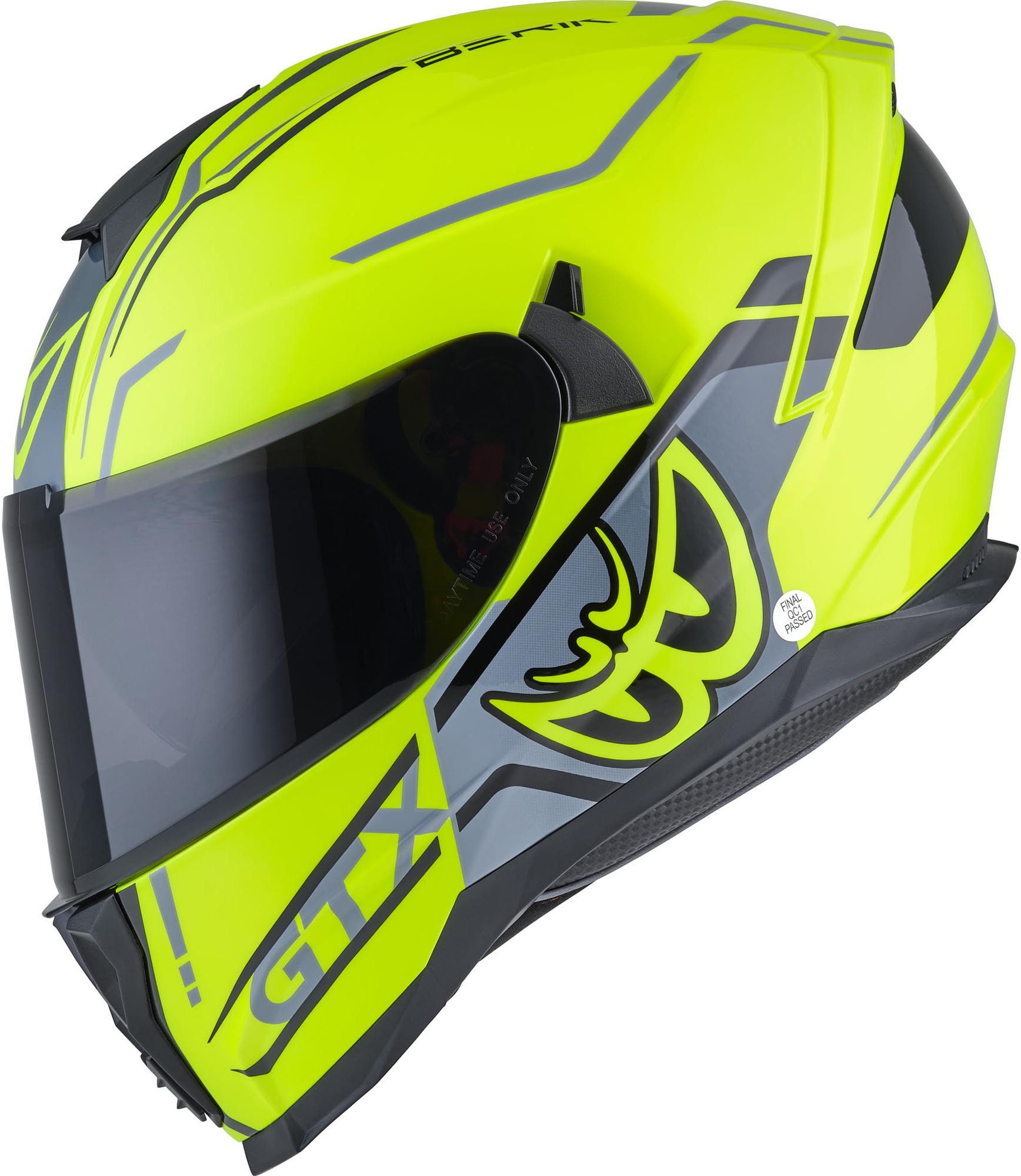 Berik Motorradhelm FF869 Arok Helm, Vorbereitet Für Kommunikationssystem,herausnehmbares Innenfutter