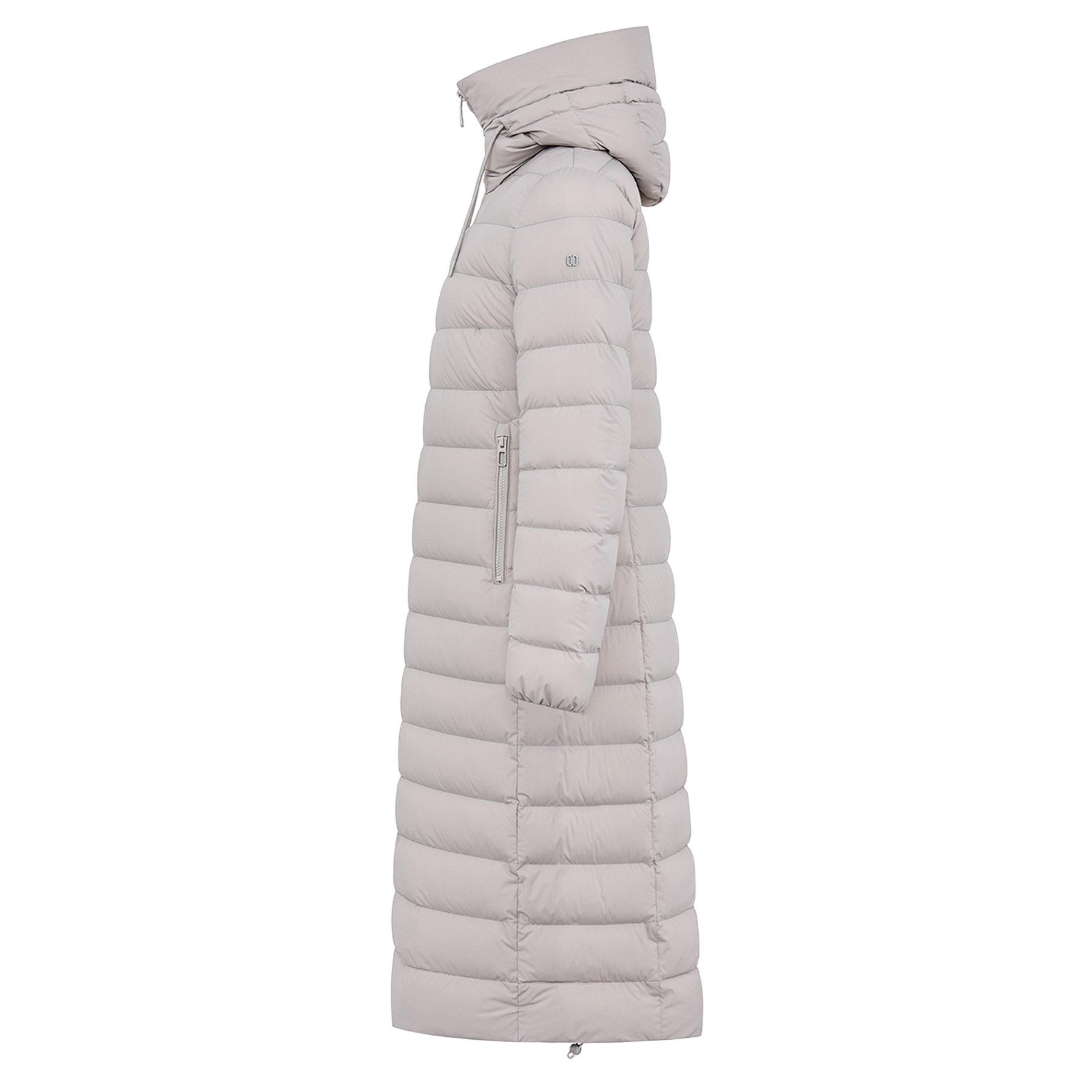 DUNO Daunenmantel DUNO Daunenmantel ANNIE mit Kapuze - Grey