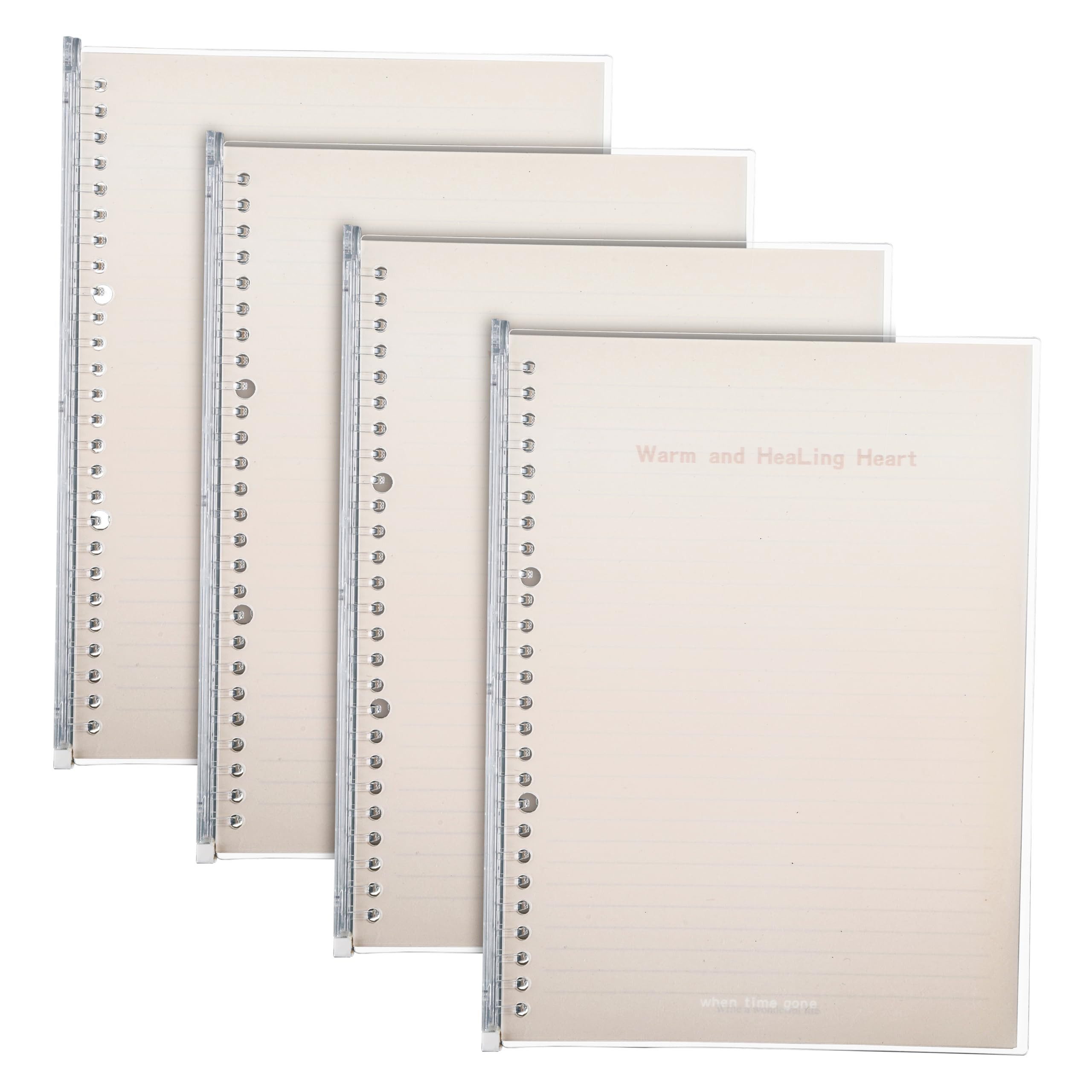 Notizbuch Kurtzy Gelbes A5 Loseblatt Nachfüllpapier 60 Seiten - Liniertes A5