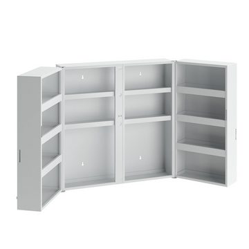 Oskar Medizinschrank Arzneischrank Hausapotheke 53x53 cm Metall