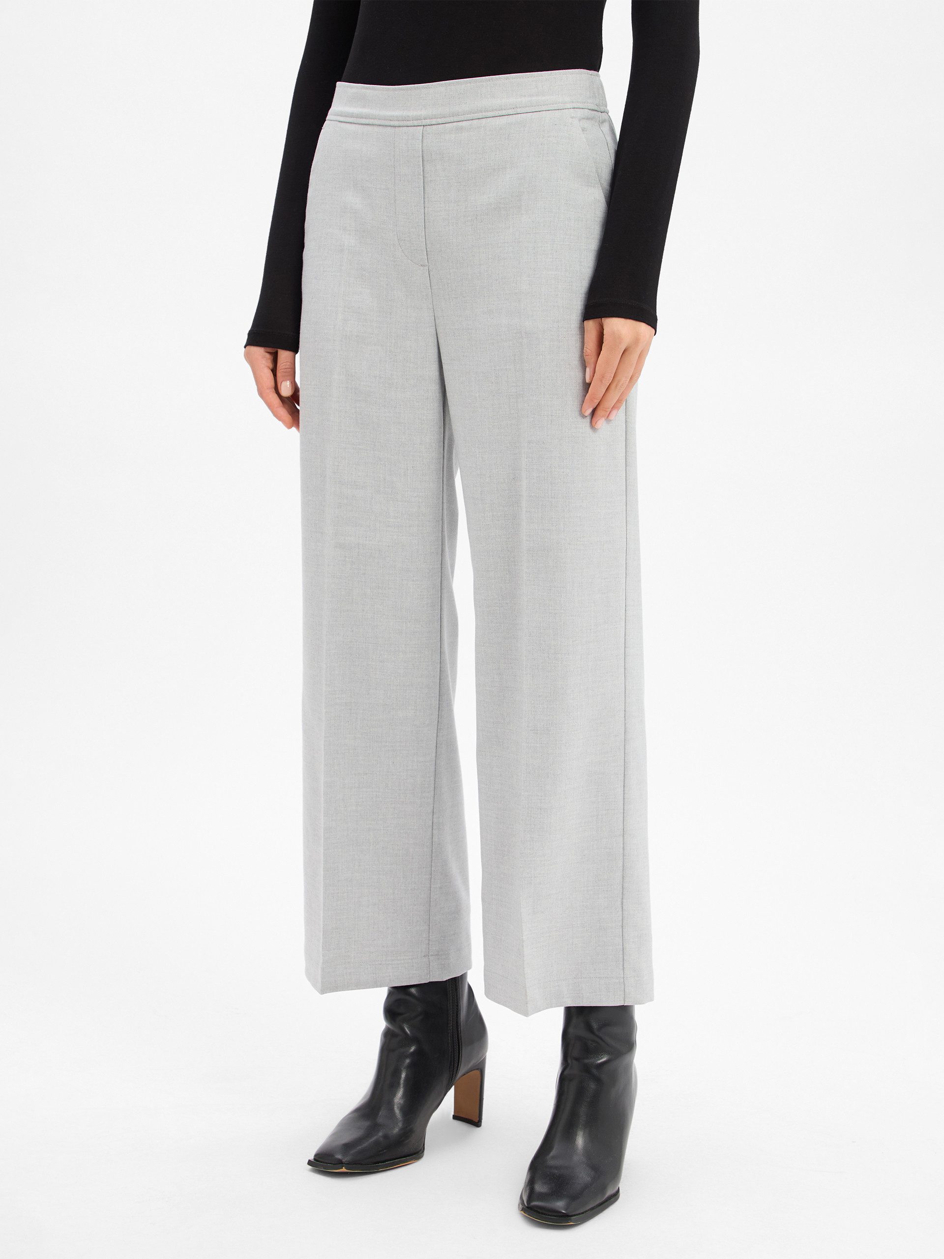 Stoffhose CEVIL CROPPEDs aus recyceltem Polyester Mix