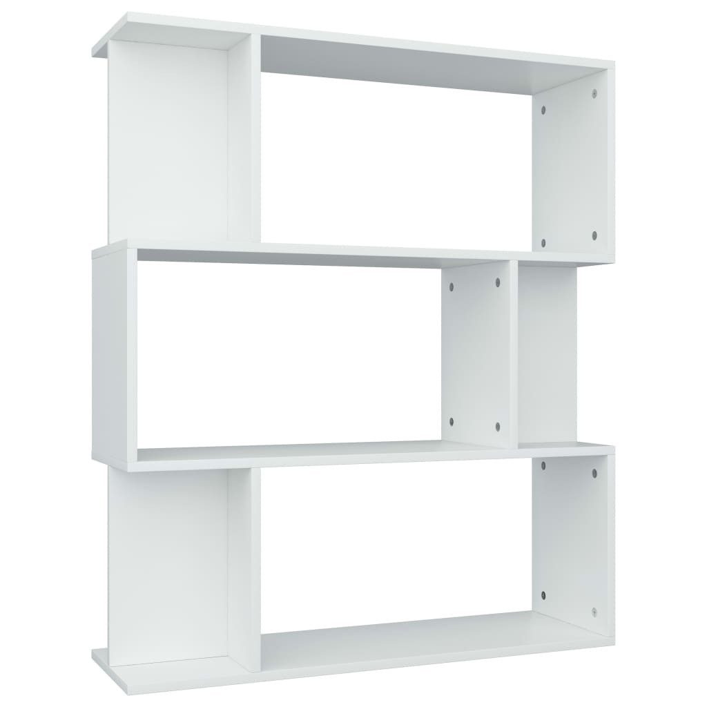 vidaXL Bücherregal Bücherregal/Raumteiler Weiß 80x24x96 cm günstig online kaufen