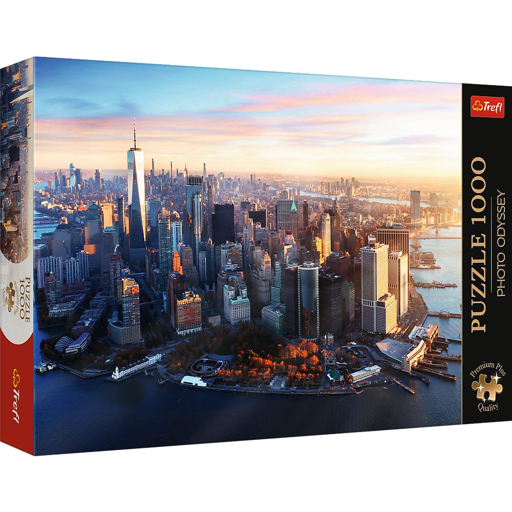 Trefl Puzzle Trefl, Manhattan, New York, 1000 Teile Premium Plus Puzzle, 1000 Puzzleteile