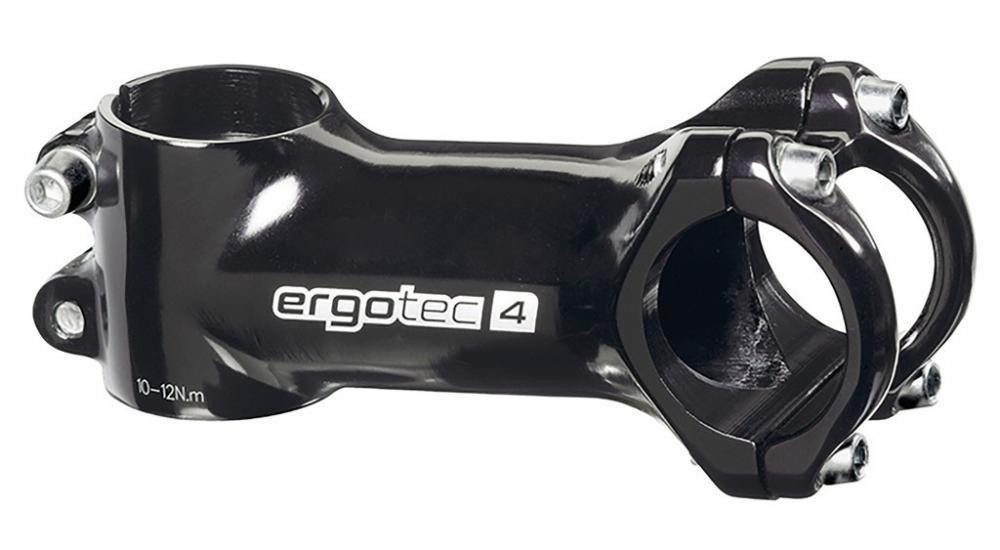 Fahrradlenker Ergotec AHEAD Vorbau Crab 2 Alu schwarz 1 1/8\" Ø31,8mm 110mm 7°