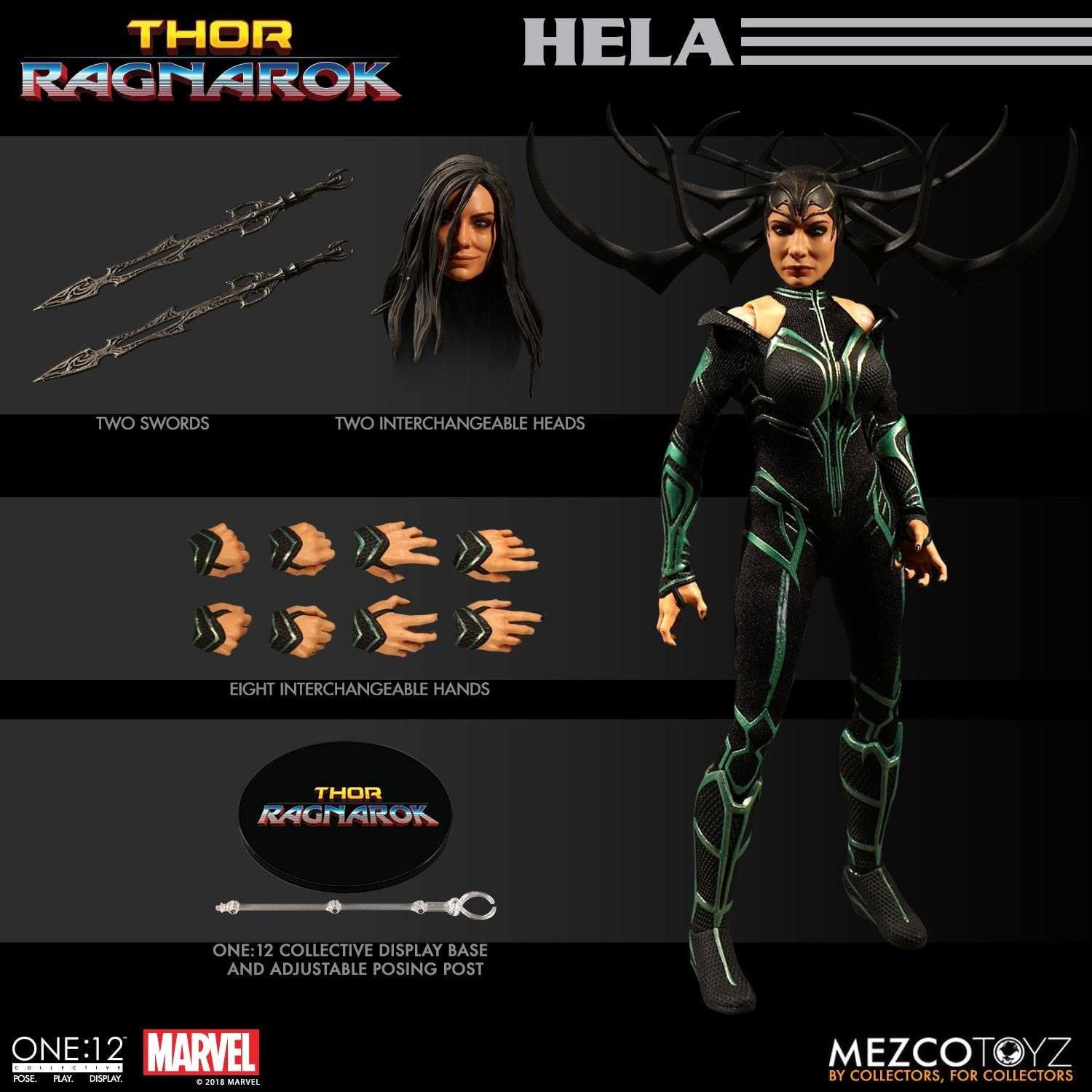 Mezco Toys Actionfigur ONE-12 COLLECTIVE MARVEL THOR RAGNAROK HELA ACTIONFIGUR