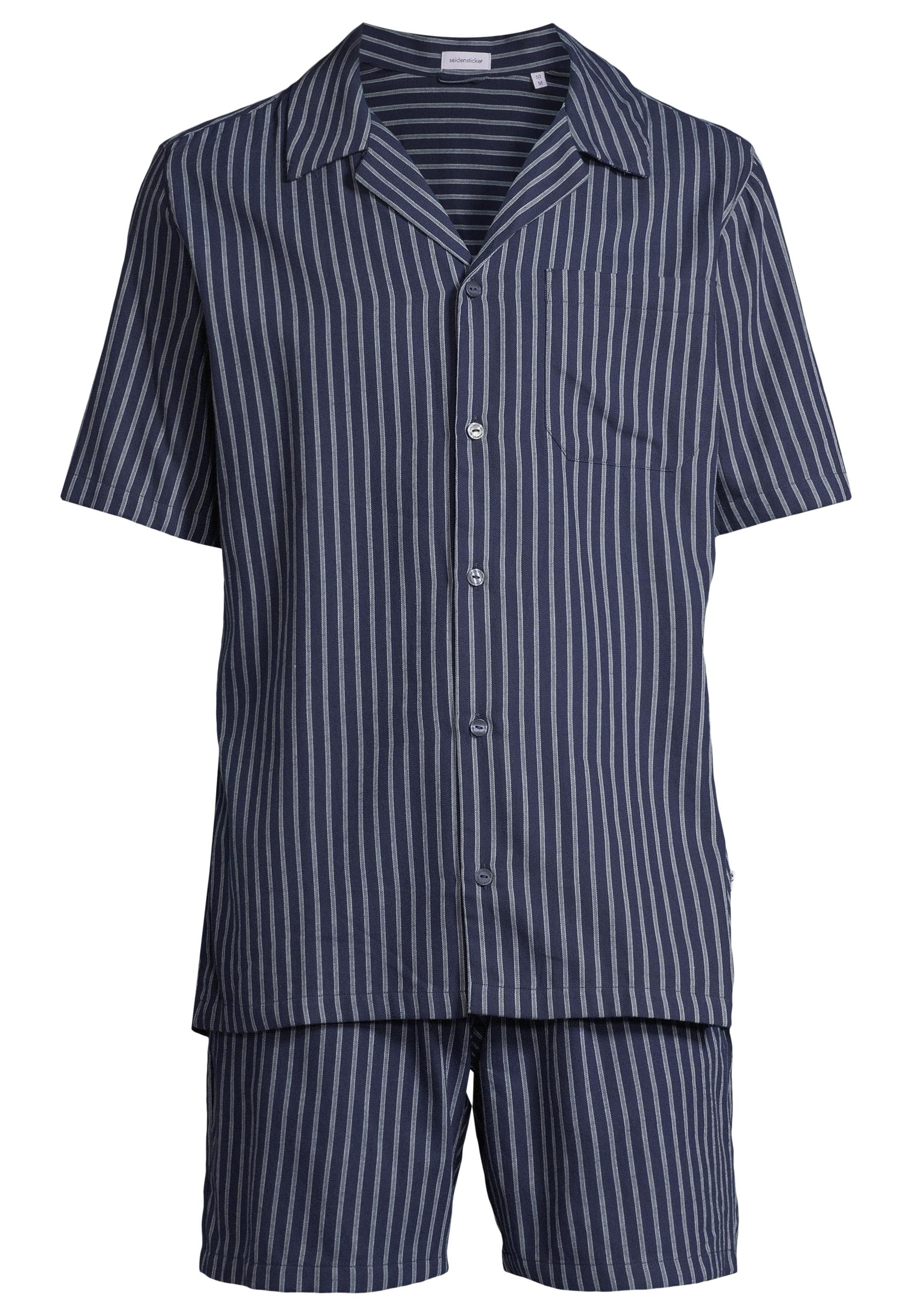 seidensticker Pyjama Classic Twill (Set, 2 tlg) Schlafanzug - Baumwolle - A günstig online kaufen