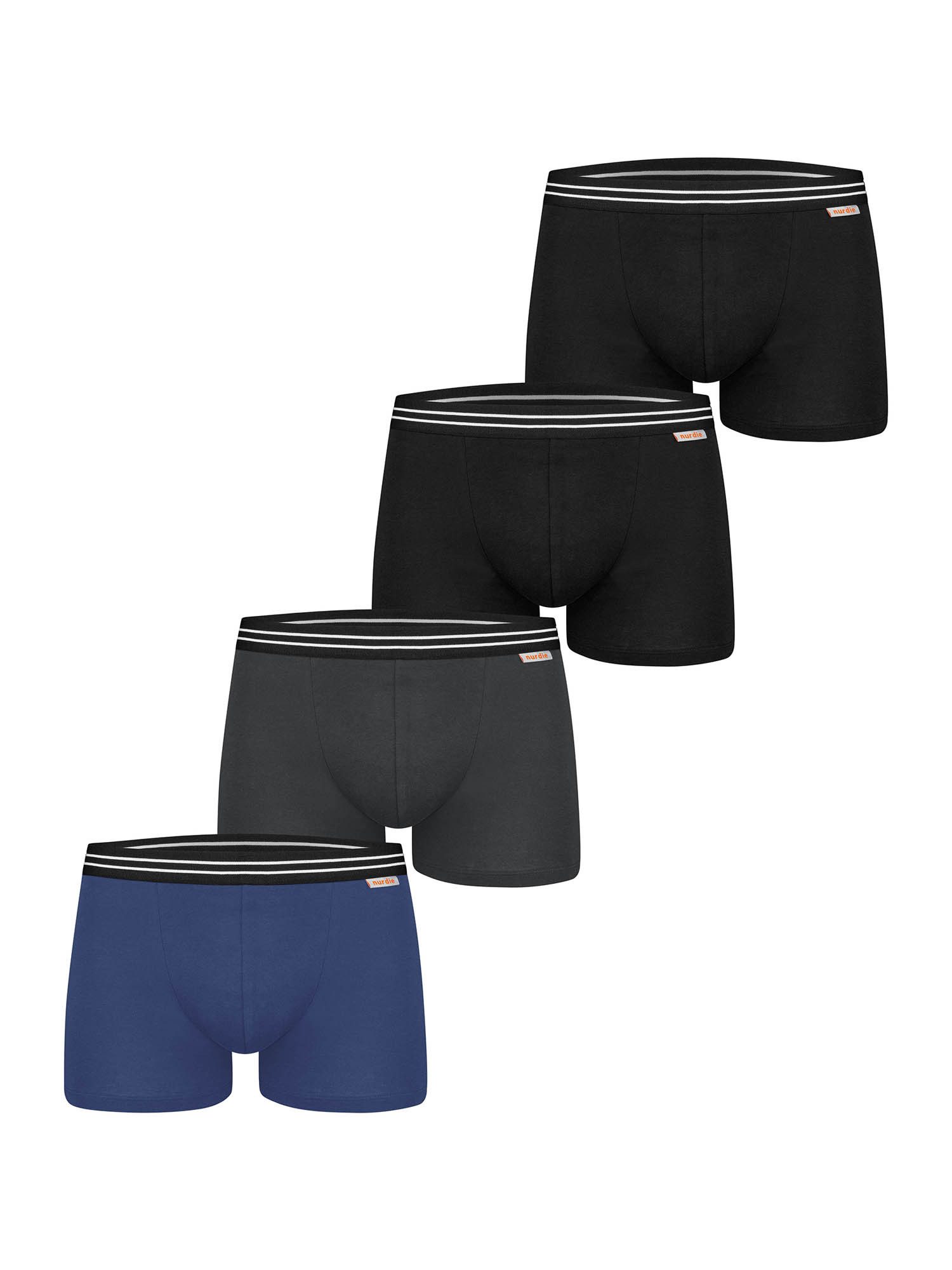 Nur Die Boxer Cotton Stretch (4-St) Boxershorts, Unterhose, Boxerbriefs