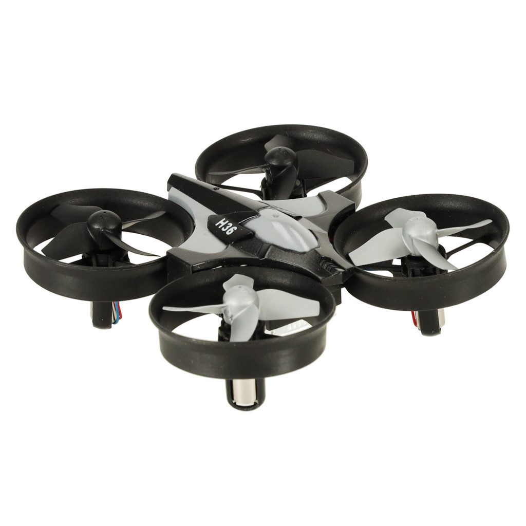 Ikonka Quadrocopter Flugmodell Einsteigerdrohne Drohne (Spar-Set, 8 x 8 x 2,5 cm wendig, 6-Achsen-Gyro, Headless-Modus, Auto-Return, LED)