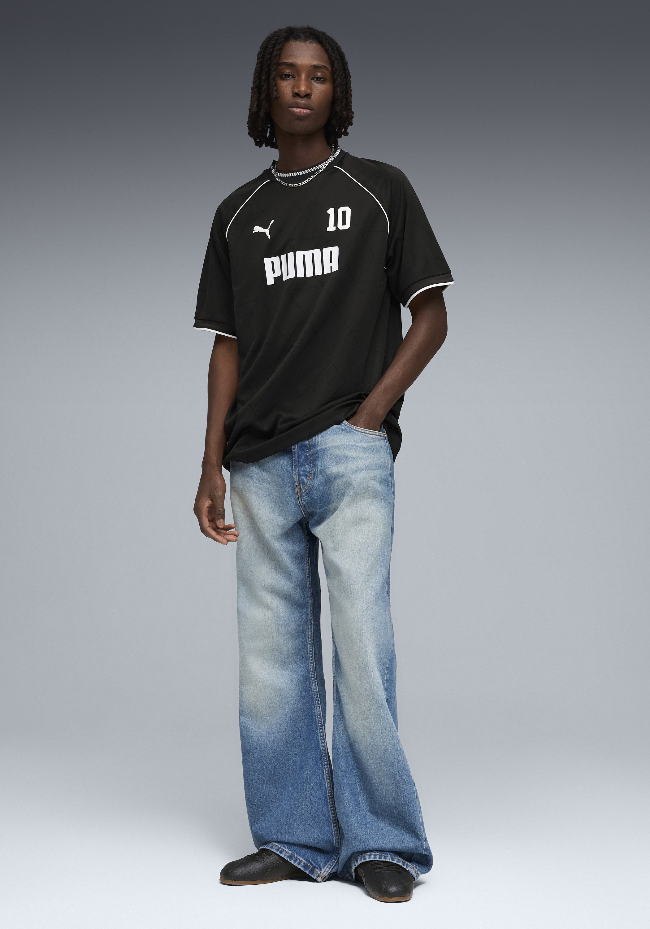 PUMA T-Shirt SPORT PINNACLE FOOTBALL JERSEY atmungsaktives Material, mit DryCELL-Technologie