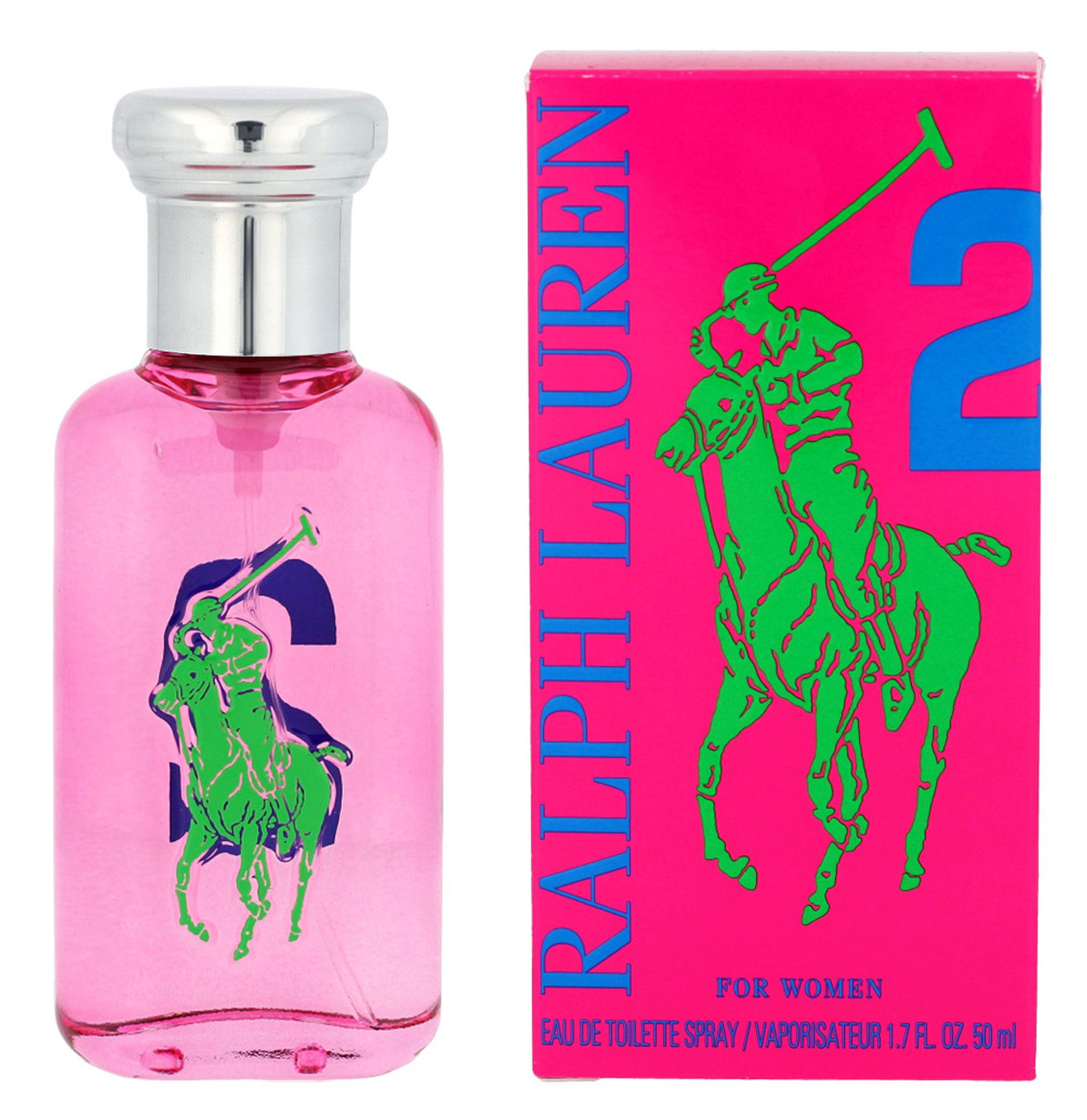 Ralph Lauren Eau de Toilette Big Pony 2 Pink EDT Damen Spray, Fruchtig-blumiger Duft mit Cranberry, Lotusblüte und Tonkamousse