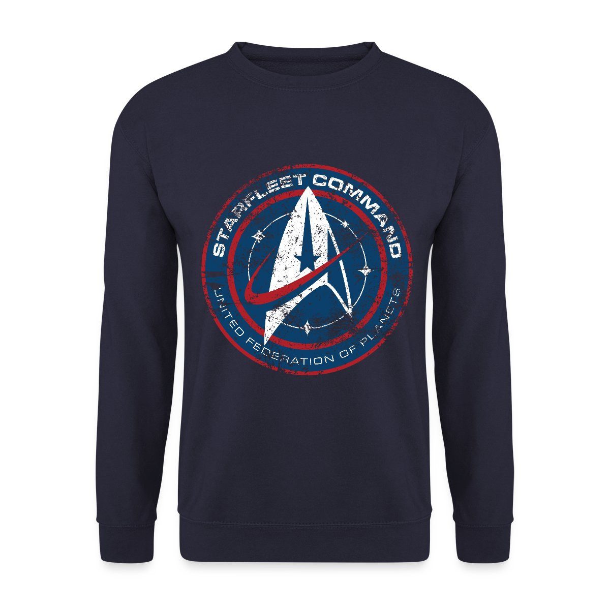 Sweatshirt Star Trek Discovery Abzeichen Sternenflotte Unisex Pullover