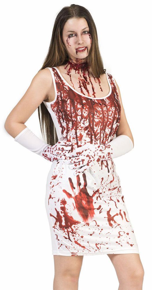 Funny Fashion Kostüm Halloween Kostüm 'Bloody Mary' für Damen, Blutige