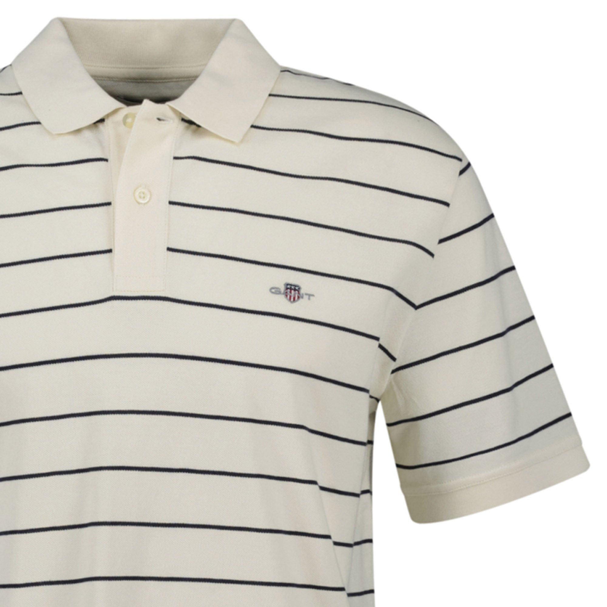 Gant Poloshirt Herren Poloshirt Baumwolle STRIPED günstig online kaufen