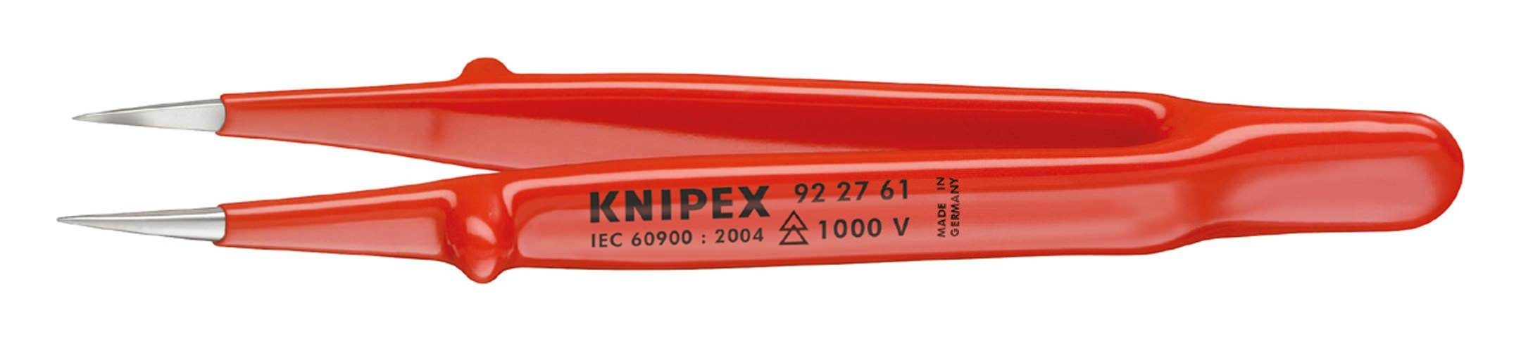 Knipex Präzisionspinzette, VDE 130 mm spitz gerade