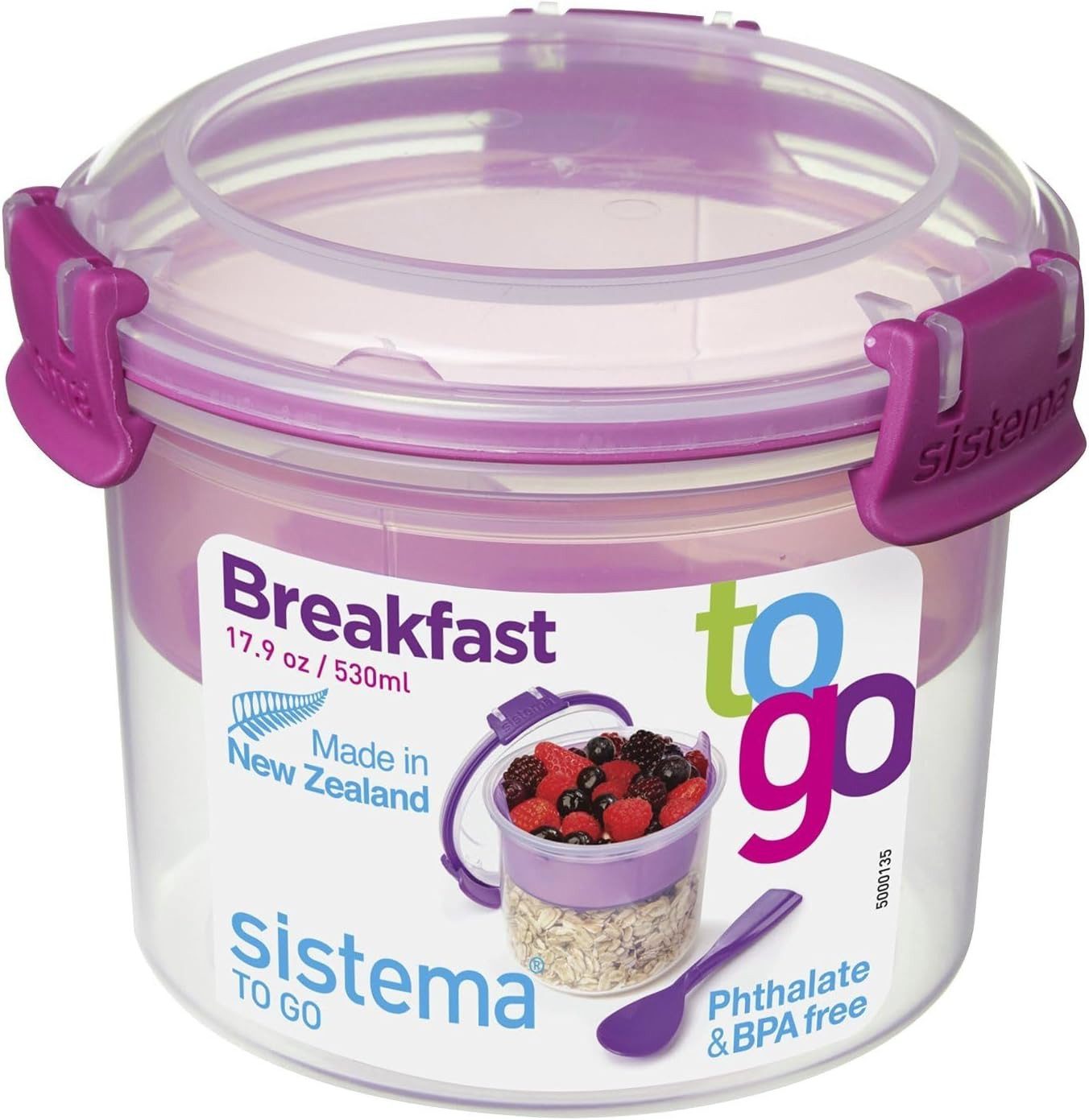 sistema Aufbewahrungsbox Sistema 530ml Breakfast To günstig online kaufen