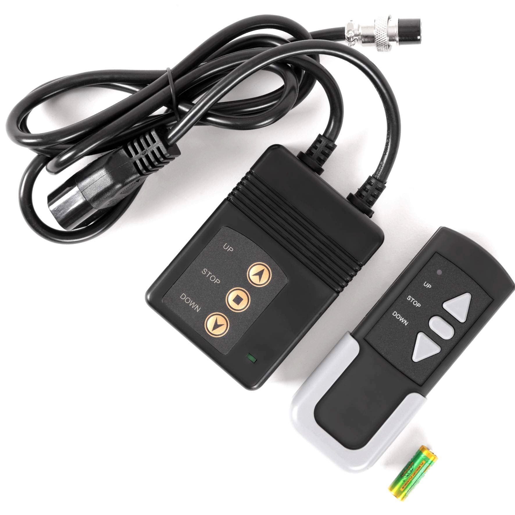 Duronic Motorleinwand (EPS Remote Fernbedienung, Wireless Fernbedienung)