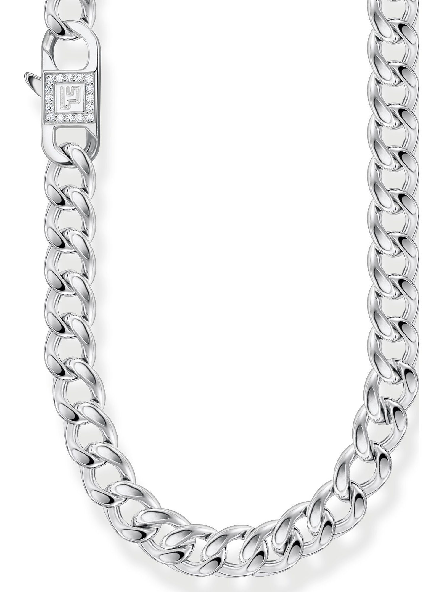 THOMAS SABO Silberkette Thomas Sabo Damen-Kette 925er Silber Zirkonia, Damenschmuck