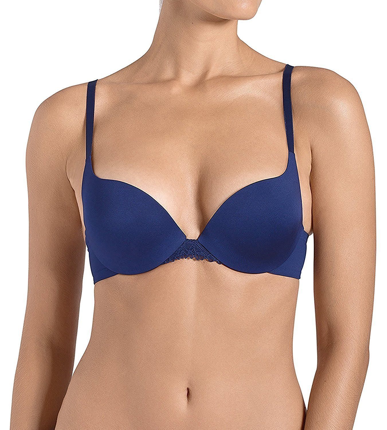 Sloggi Damen Light Illusi WHU BH Push-Up – Größe 85A, Mehrfarbig (Skin Dark Combination)