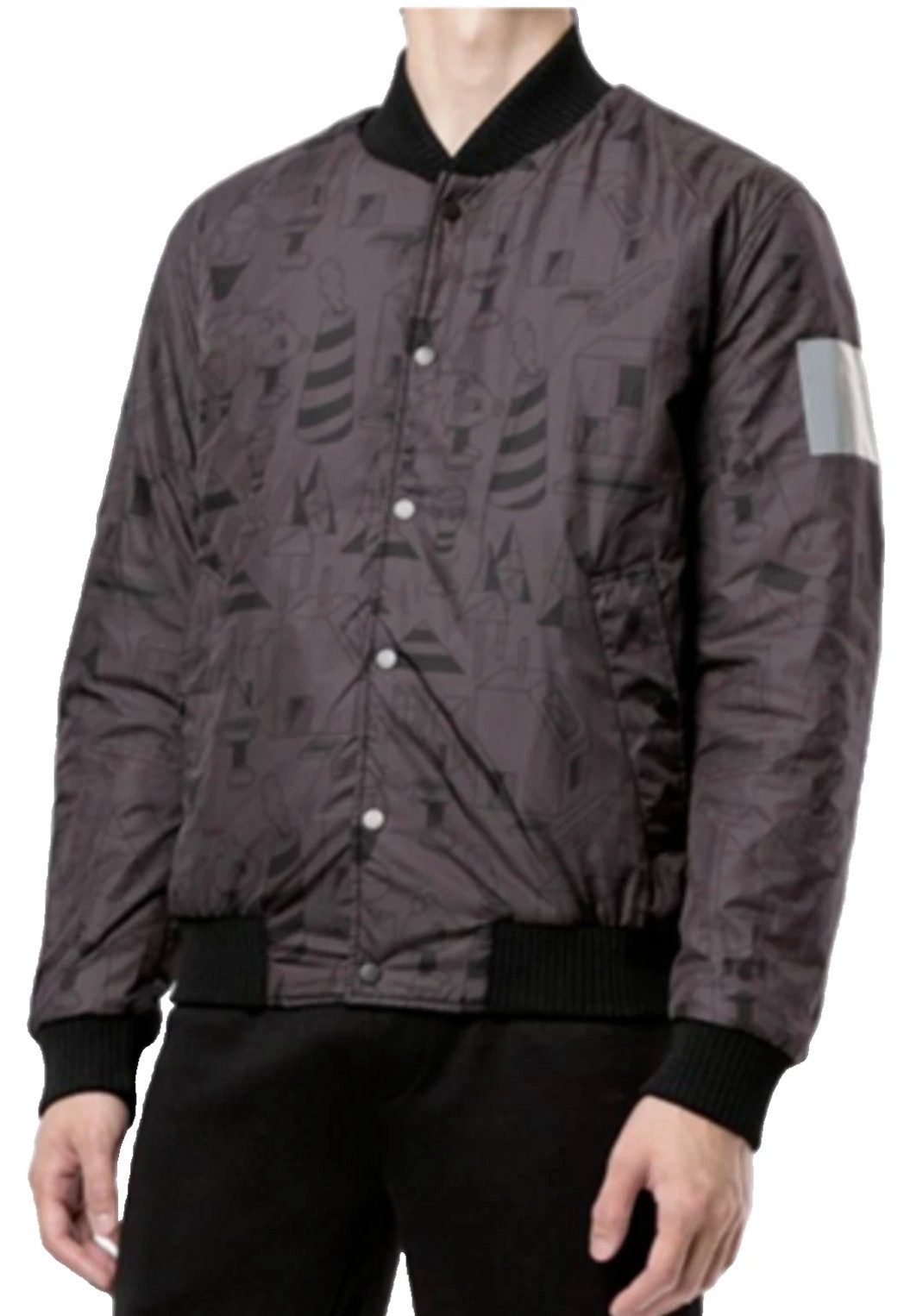 BOSS Bomberjacke x Jeremyville 2-in-1 Wende Jacke Blouson Limited Limitierte Sonderkollektion Reversible mit Jeremyville-Print