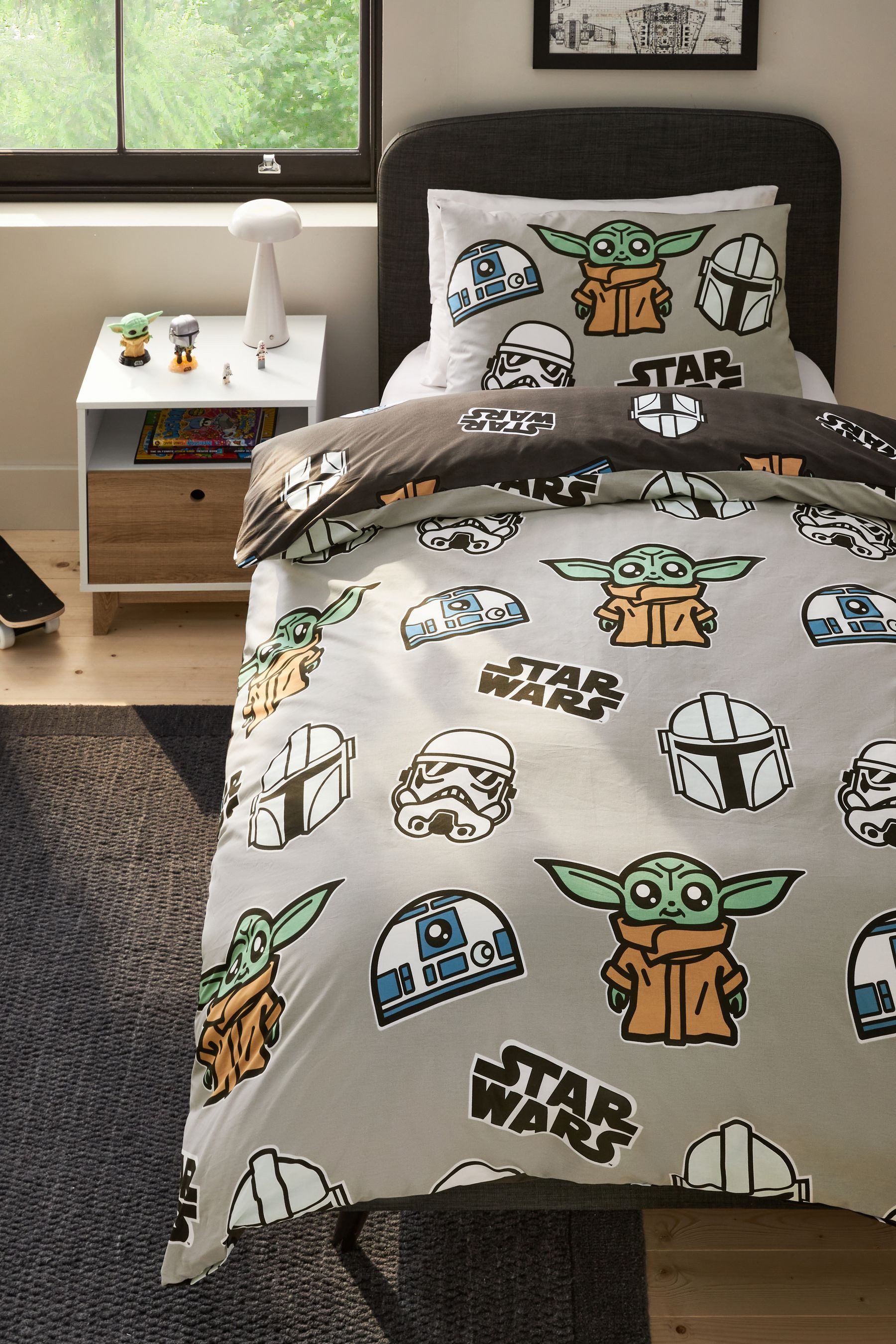 Next Bett-Set Glow in the Dark Bettgarnitur, Star Wars Grogu, Bezug: Baumwo günstig online kaufen
