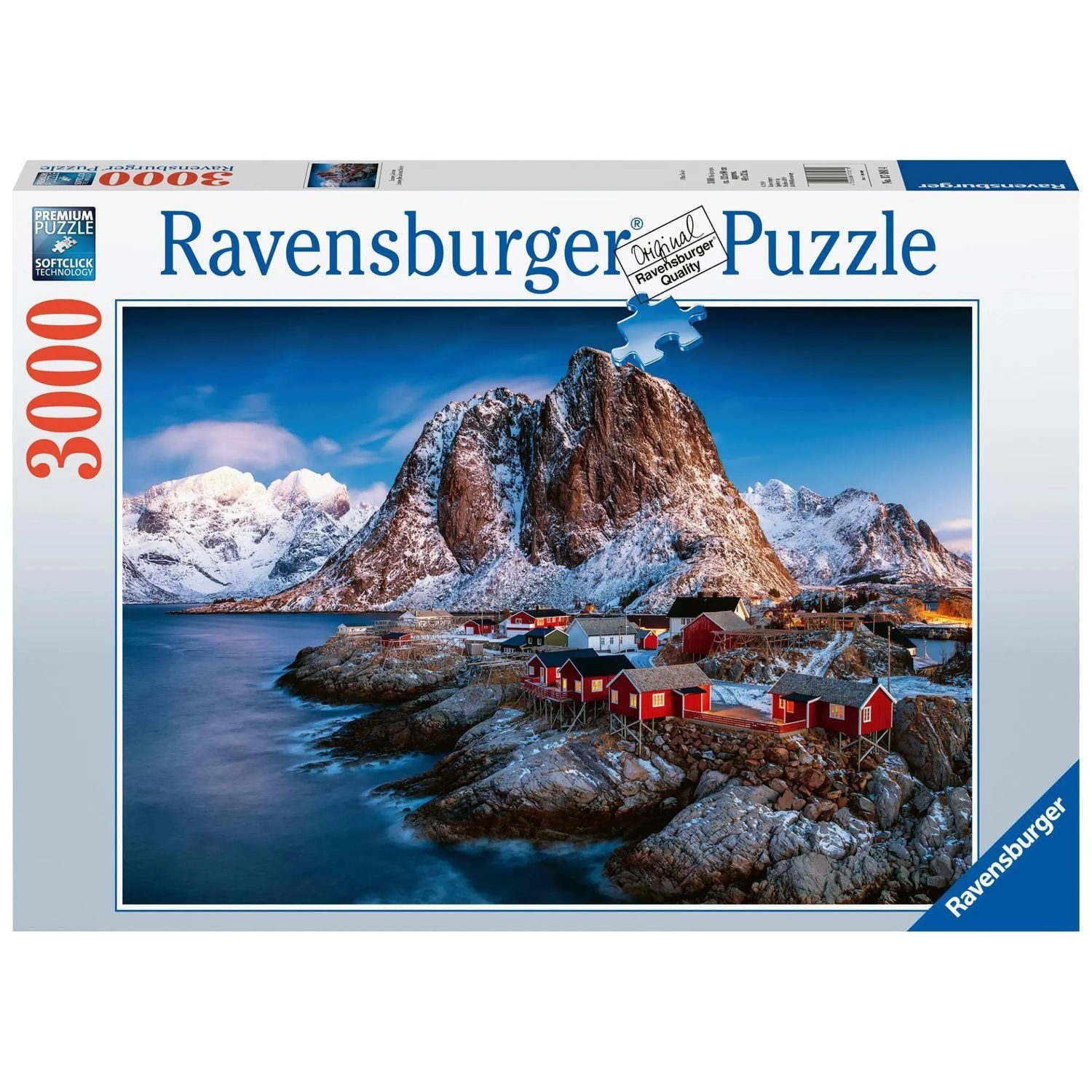 Ravensburger Puzzle Hamnoy, Lofoten 3000 Teile Puzzle, 3000 Puzzleteile