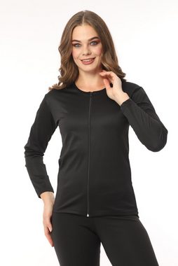 herémood T-Shirt & Langarmshirt Damen-Zipper Langarm Sauna-T-Shirt/Thermo-Sauna/Workout Body Shaper