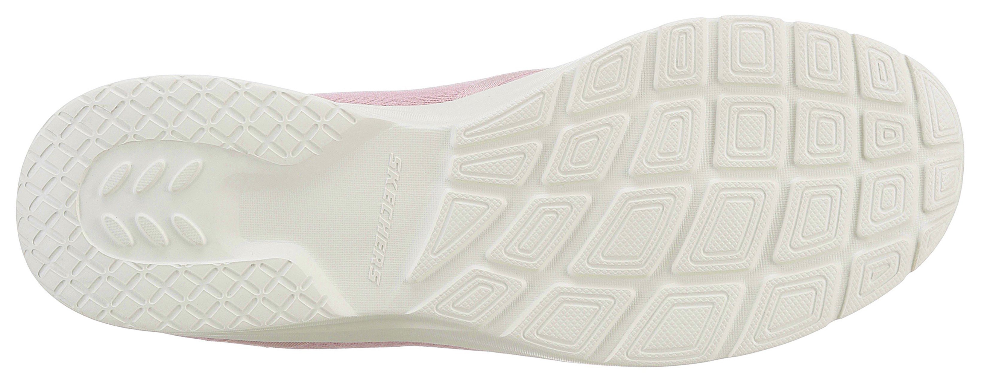 Sneaker Anziehlaschen zwei mit DYNAMIGHT 2.0 rosa praktischen Slip-On Skechers