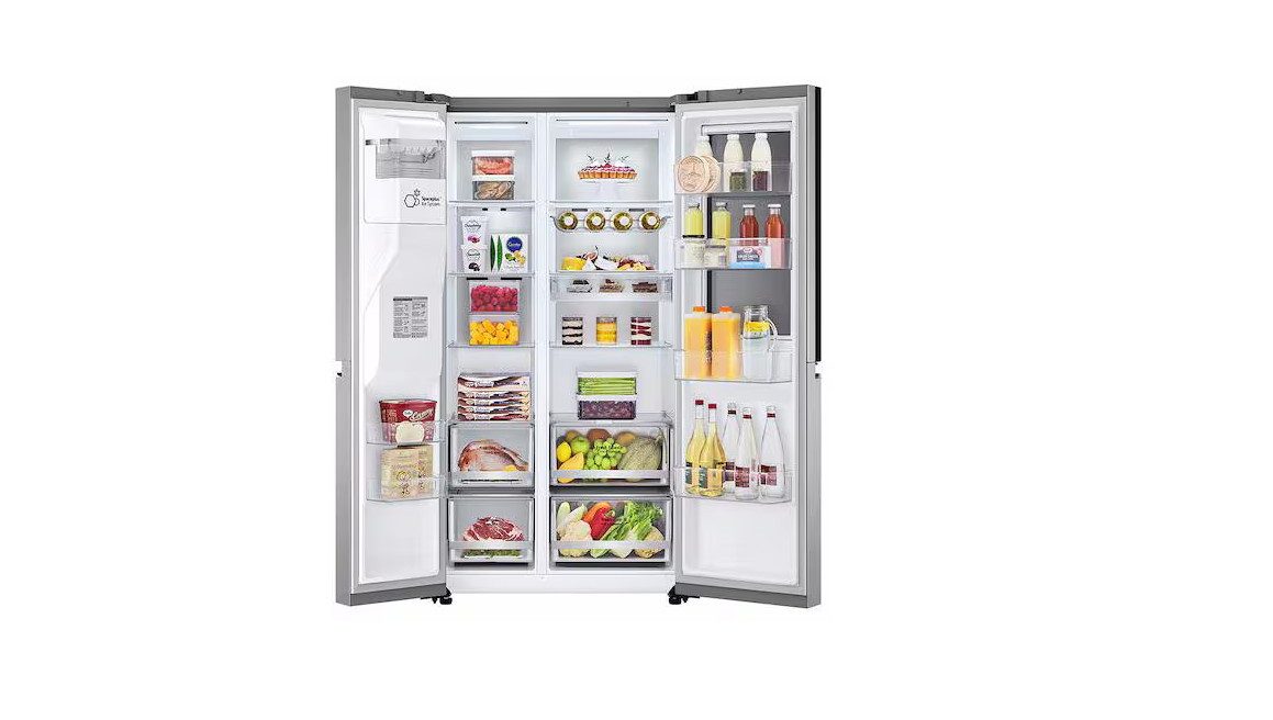 LG Side-by-Side GSXE90MBDD, 91,3 cm breit