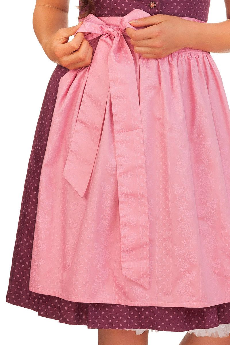 Alpenfee Tracht Dirndl Retro Dirndl 2tlg. - AMBER - beere