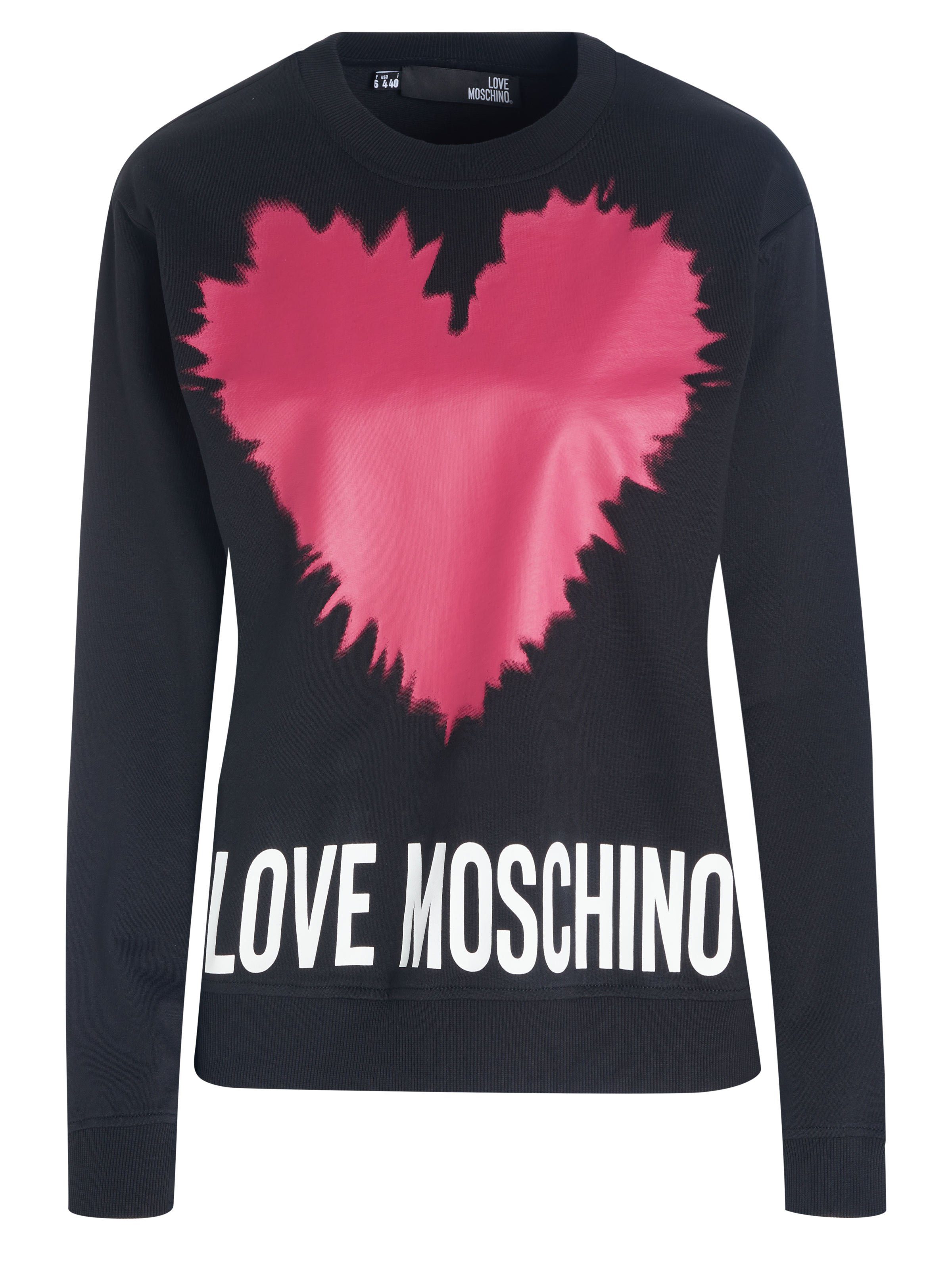 LOVE MOSCHINO Sweater Love Moschino Pullover schwarz