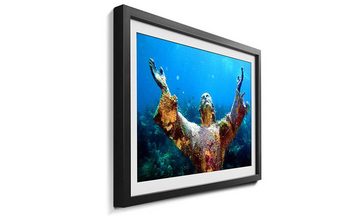 WandbilderXXL Bild mit Rahmen Christ of Abyss, Jesus, Wandbild, in 4 Größen erhältlich
