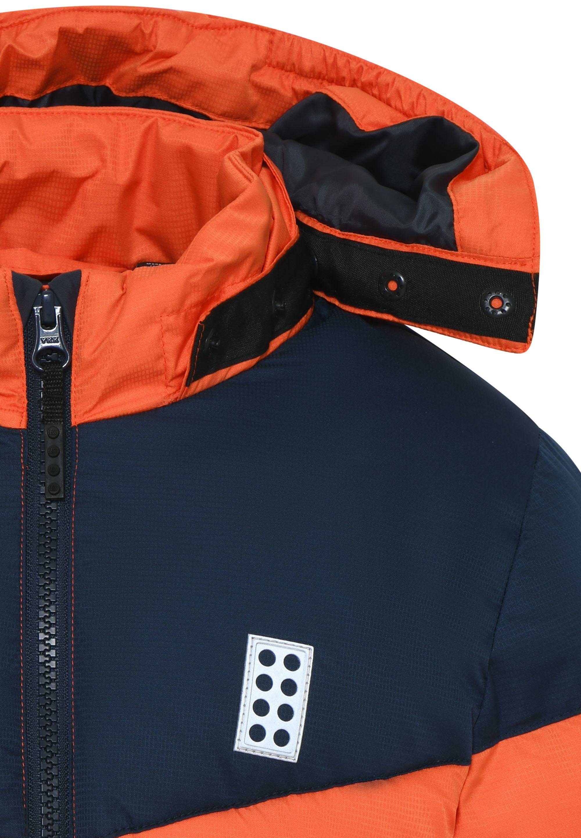 orange 733 LWJEBEL LEGO® Wear Winterjacke reflektierend Wasserabweisend,