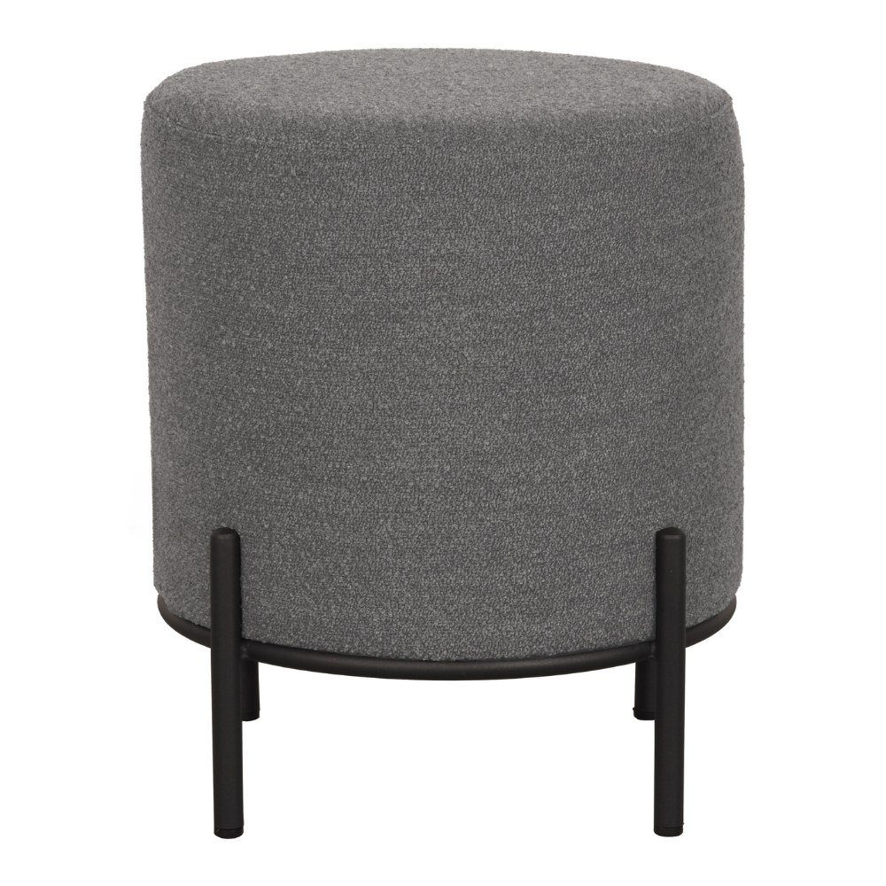 Hocker Stoff Stuhl Grau Möbel aus RINGO-Living 500x410mm, in Healani